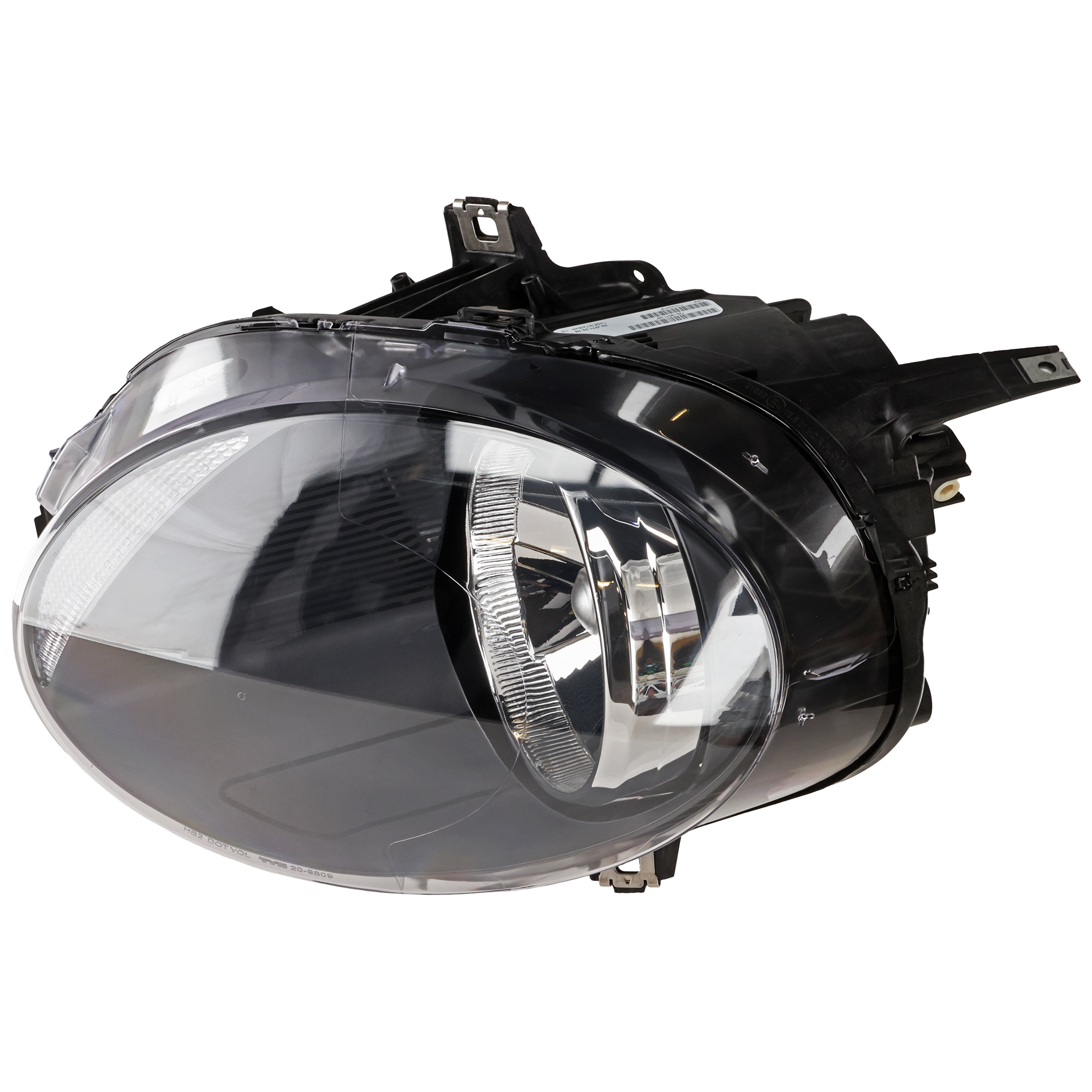 AM COOPER 19-21 HEAD LAMP RH Lens and Housing LED w White Turn Signal Light Convertible 19-21 Hatchback 19-21 Wagon 2000 SKU JM10010001U Partslink MC2519104 OEM 63117433796