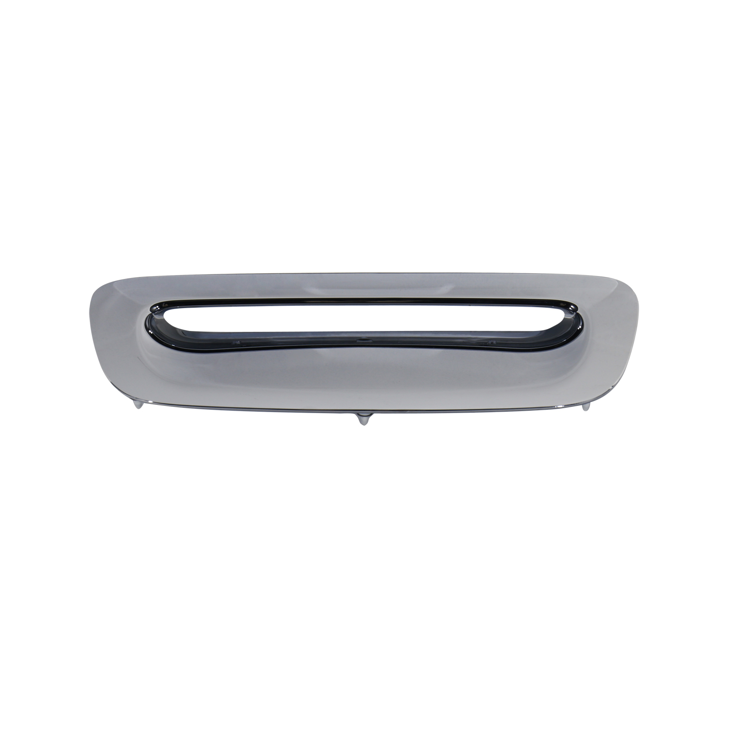 AM COOPER 07-15 HOOD SCOOP Intake Duct Trim Ring Chrome S Coupe S Roadster S Models w o John Cooper Works Package Convertible Hatchback SKU JM13370005 Partslink MC1239102 OEM 51142353882
