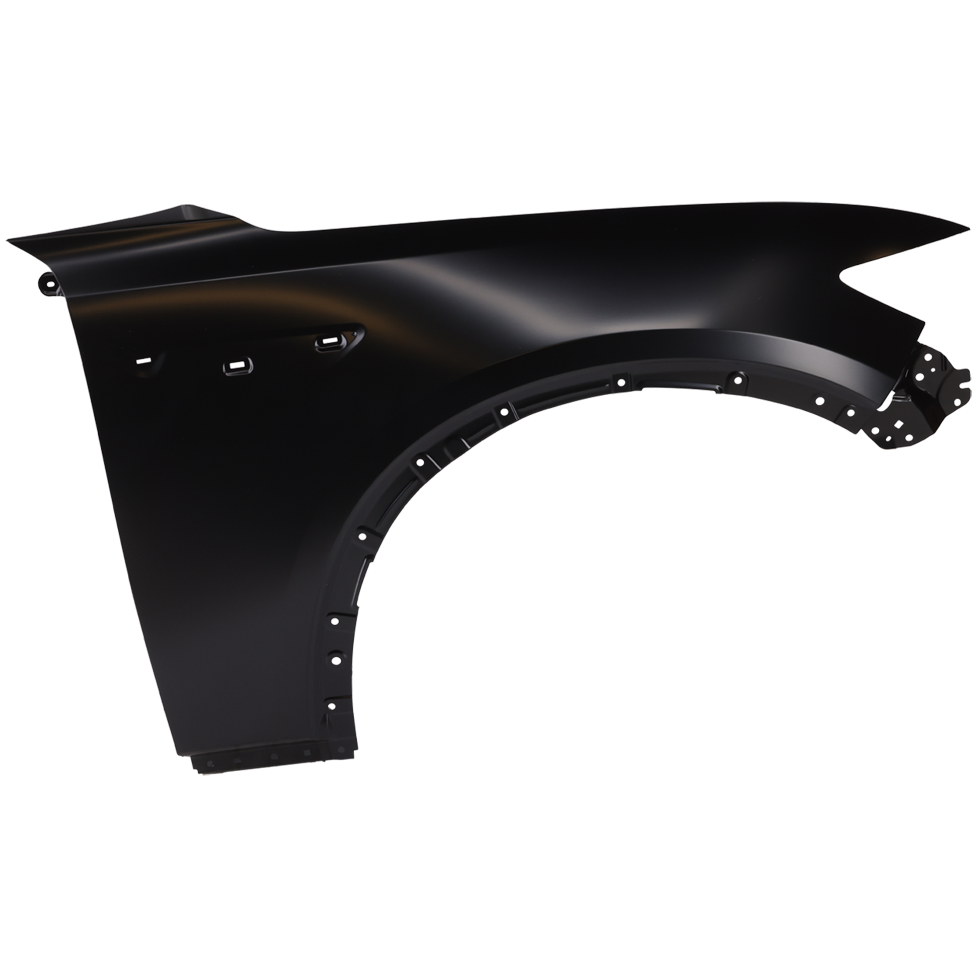 AM CX 90-24-25 CX 70-25-25 FRONT FENDER RH Black Steel SKU JM22010001 Partslink MA1241188 OEM KMV652110B