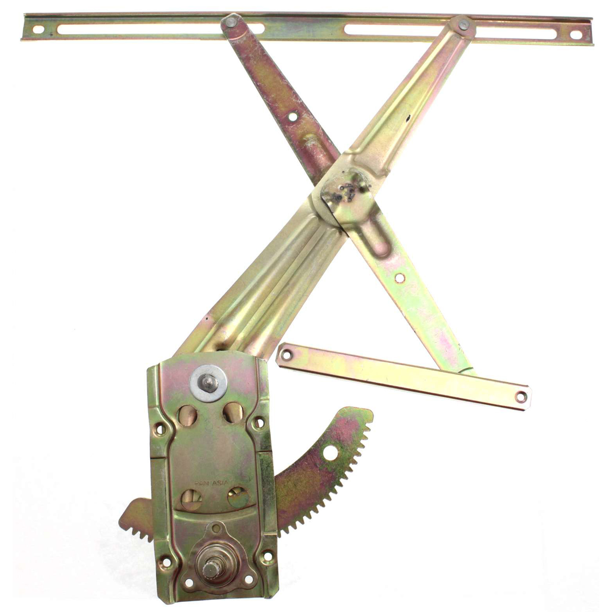AM MITSUBISHI P U 87-96 FRONT WINDOW REGULATOR LH Manual Manual Crank Type SKU JM462916 Partslink MI1351101 OEM MB422171