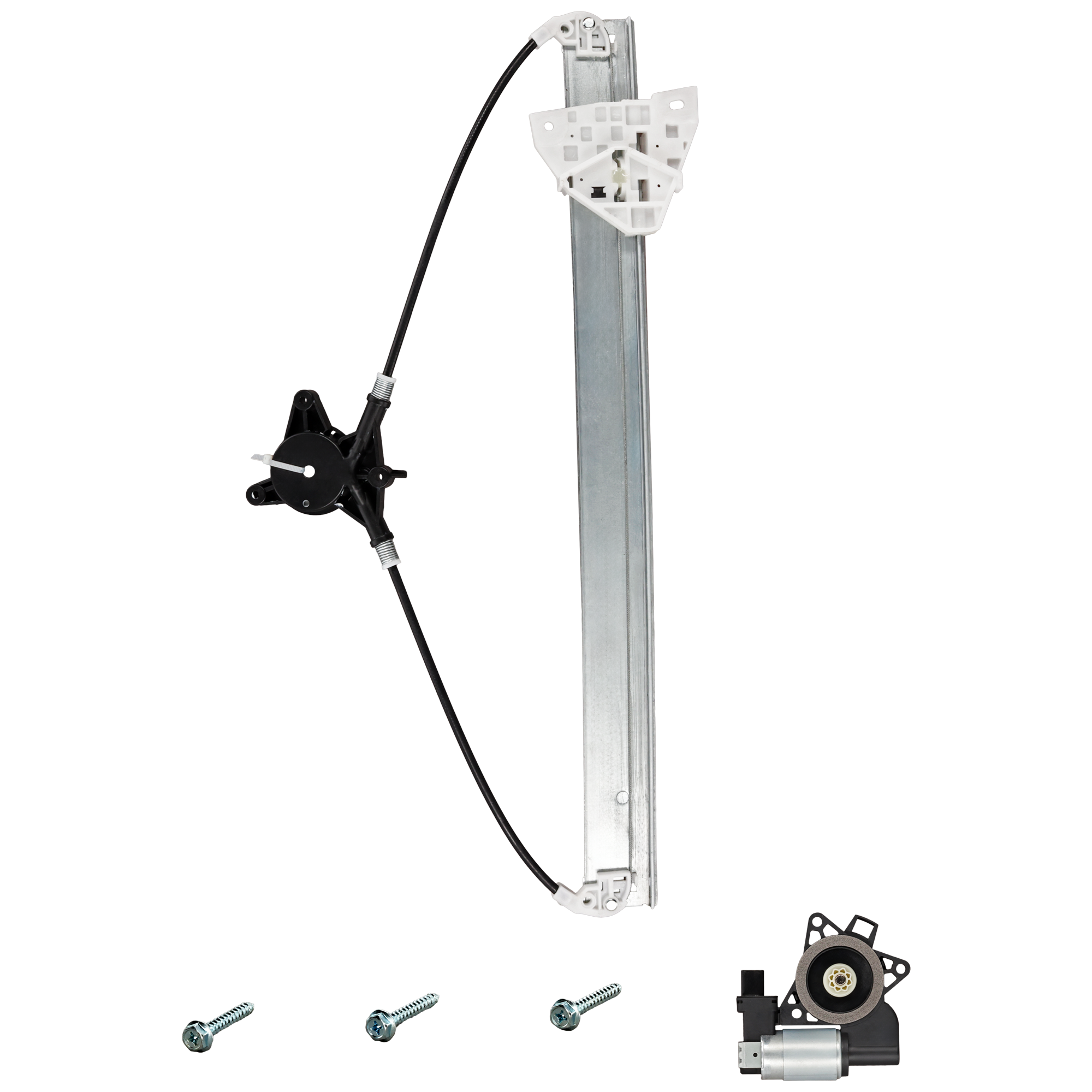 AM CX 7-07-12 FRONT WINDOW REGULATOR LH Power w Motor SKU JM463108 Partslink MA1350130 MA1356101 OEM EG2159590B PFM GJ6A5958XF