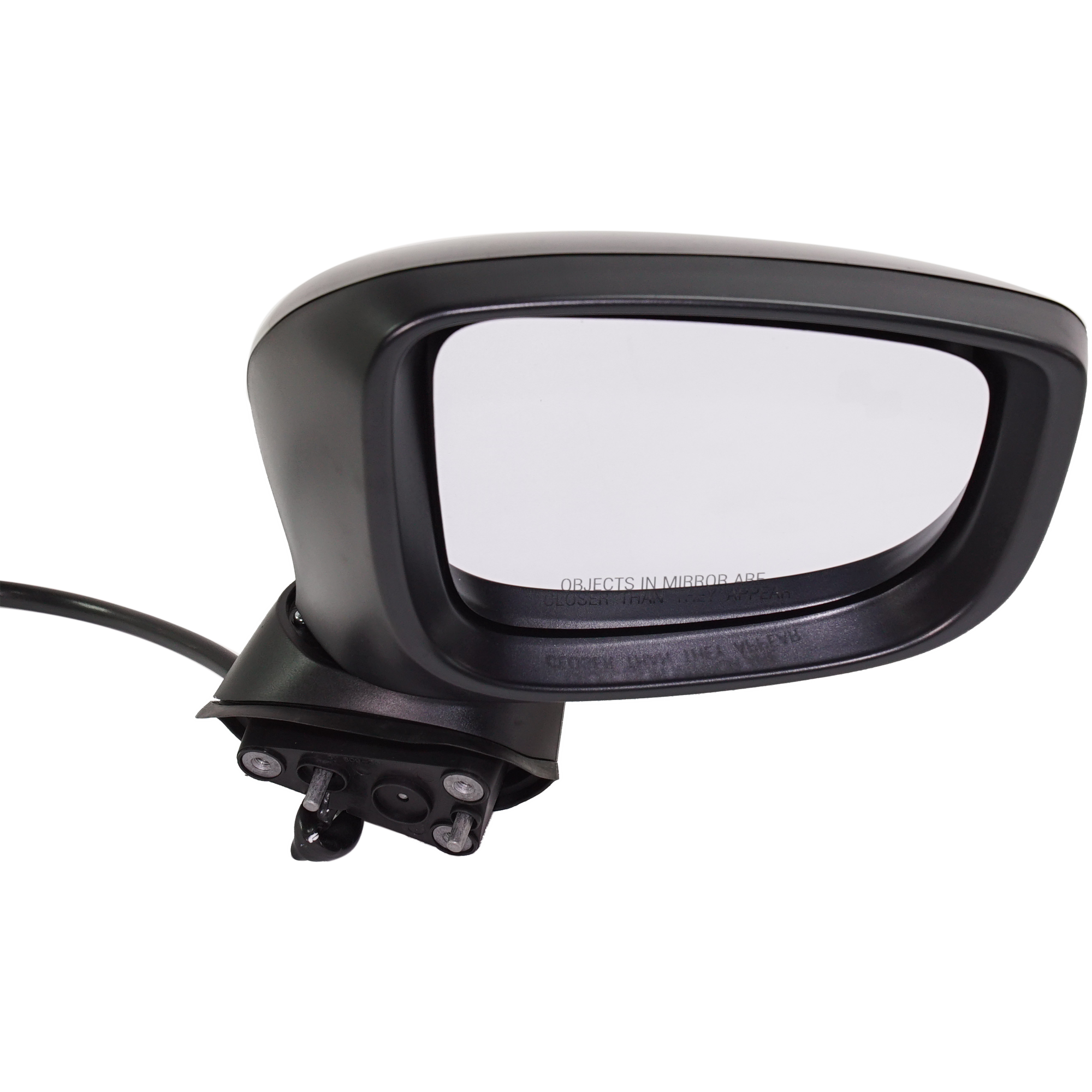 AM MAZDA 3-16-16 MIRROR RH Power Manual Folding Non Heated Paintable No Signal Light and Blind Spot Feature HB Sedan Japan Built Vehicle SKU JMA07ER Partslink MA1321192 OEM BHP369121D PFM BHP1691N151 GJS