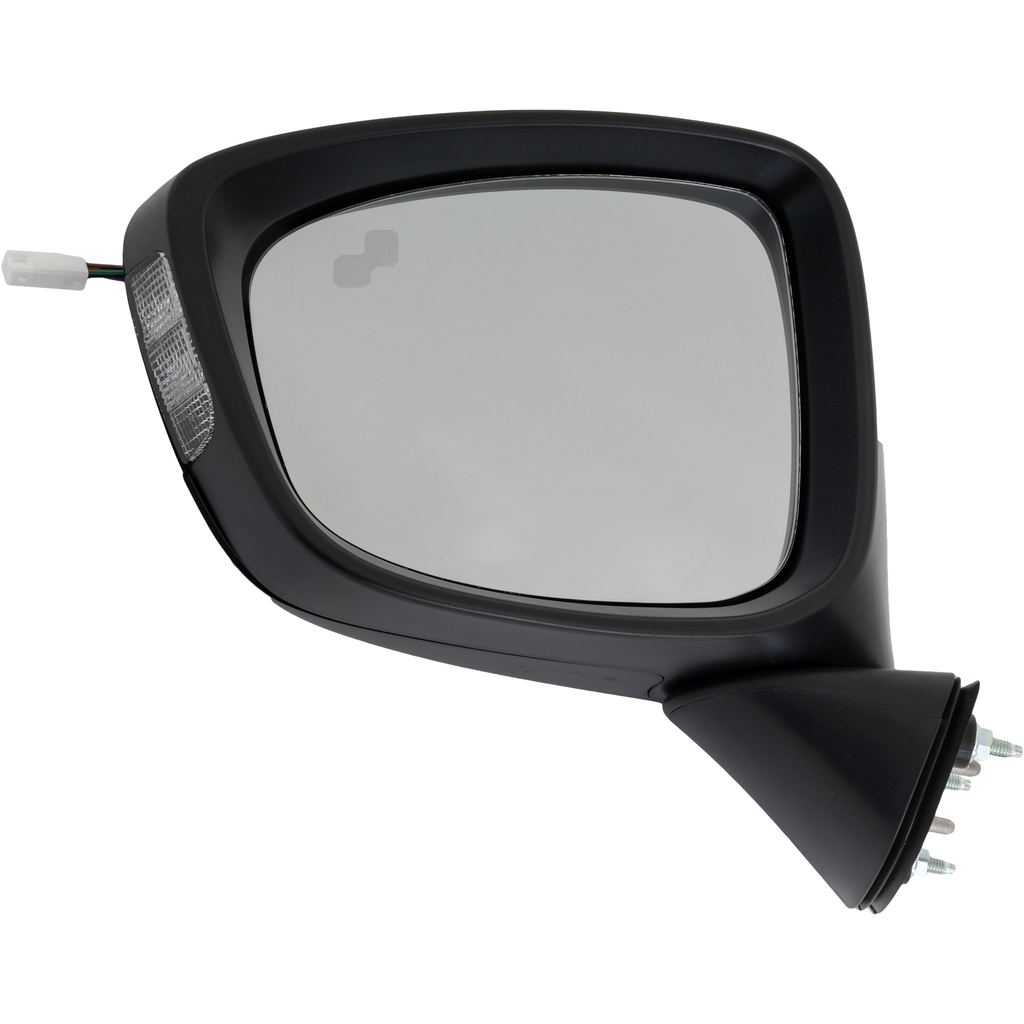 AM CX 5-14-15 MIRROR LH Power Manual Folding Heated Paintable Grand Touring Model w BSD in Glass and In housing Signal Light No Auto dimming and Memory SKU JMA100EL S Partslink MA1320226 OEM KE4069181K KD53691N7B51 KE4069