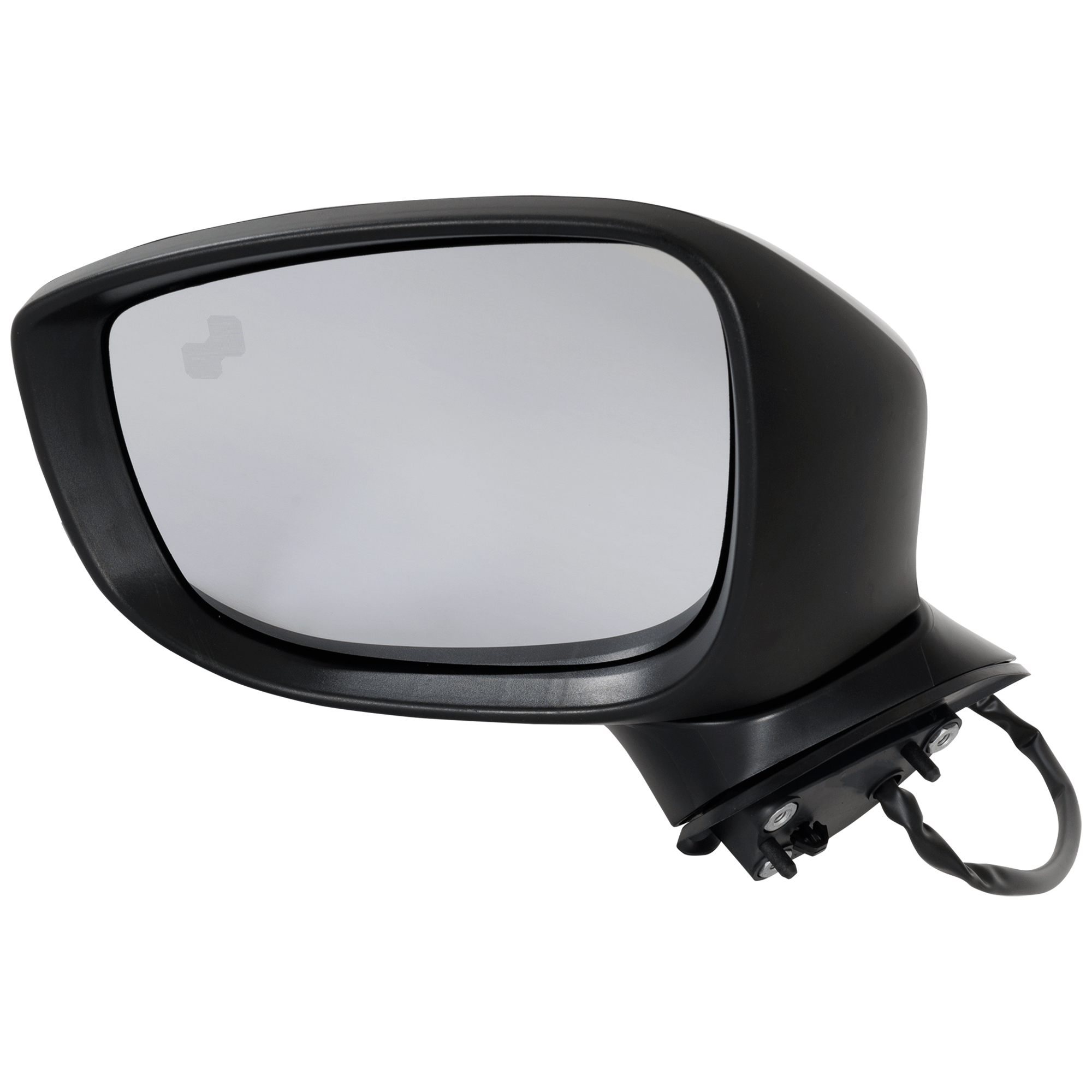 AM MAZDA 6-17-21 MIRROR LH Power Manual Folding Heated Paintable w BSD and Signal Light No Auto dimming SKU JMA112EL S Partslink MA1320219 OEM GRT969181A B63B69182A GRT9691G