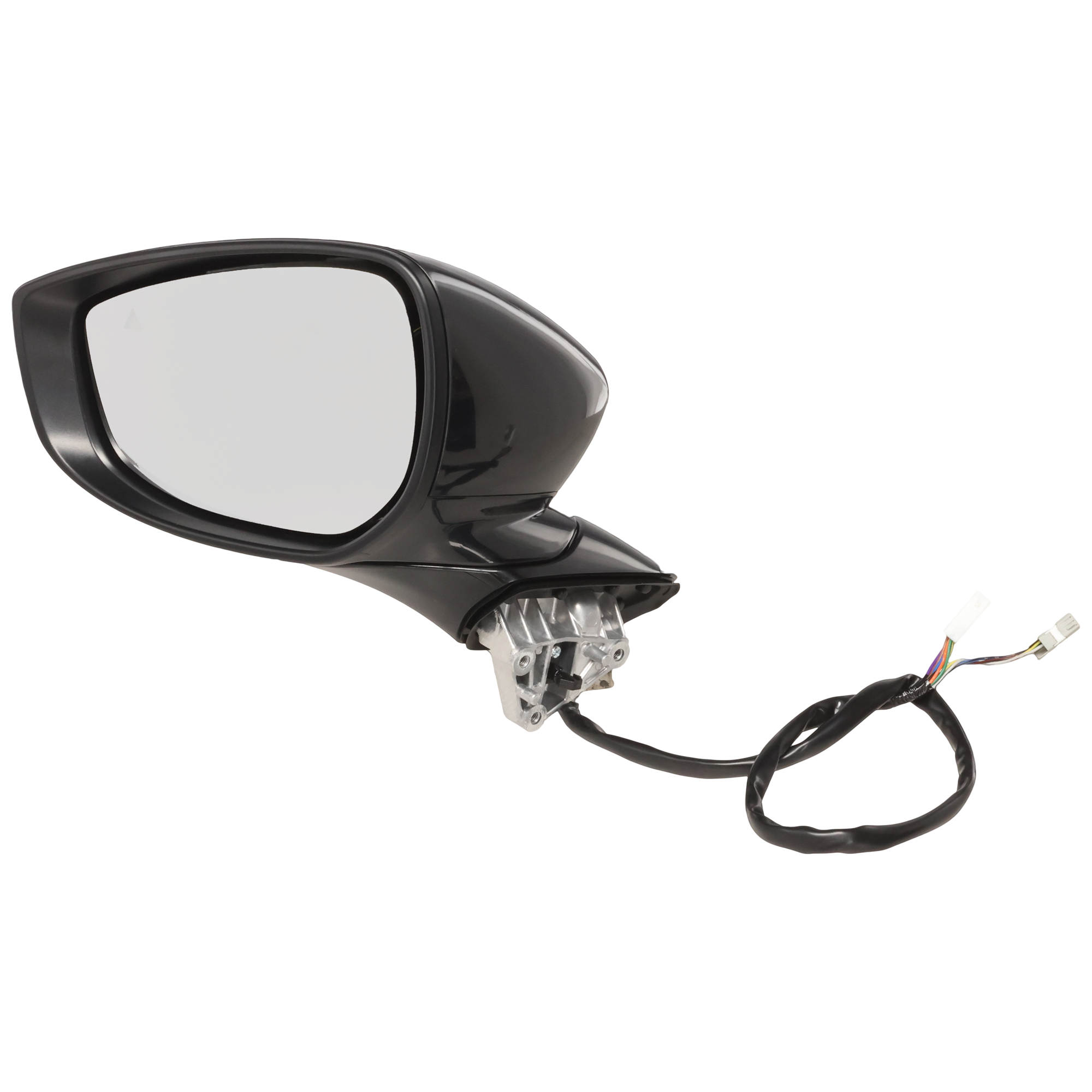 AM CX 30-20-25 MIRROR LH Power Manual Folding Non Heated Paintable w o BSD Signal light Memory Recall w o Puddle Light Auto Dimming Side View Camera Non Electrochromic Mirror SKU JMA122EL S Partslink MA1320247 OEM DGK669181B PFM