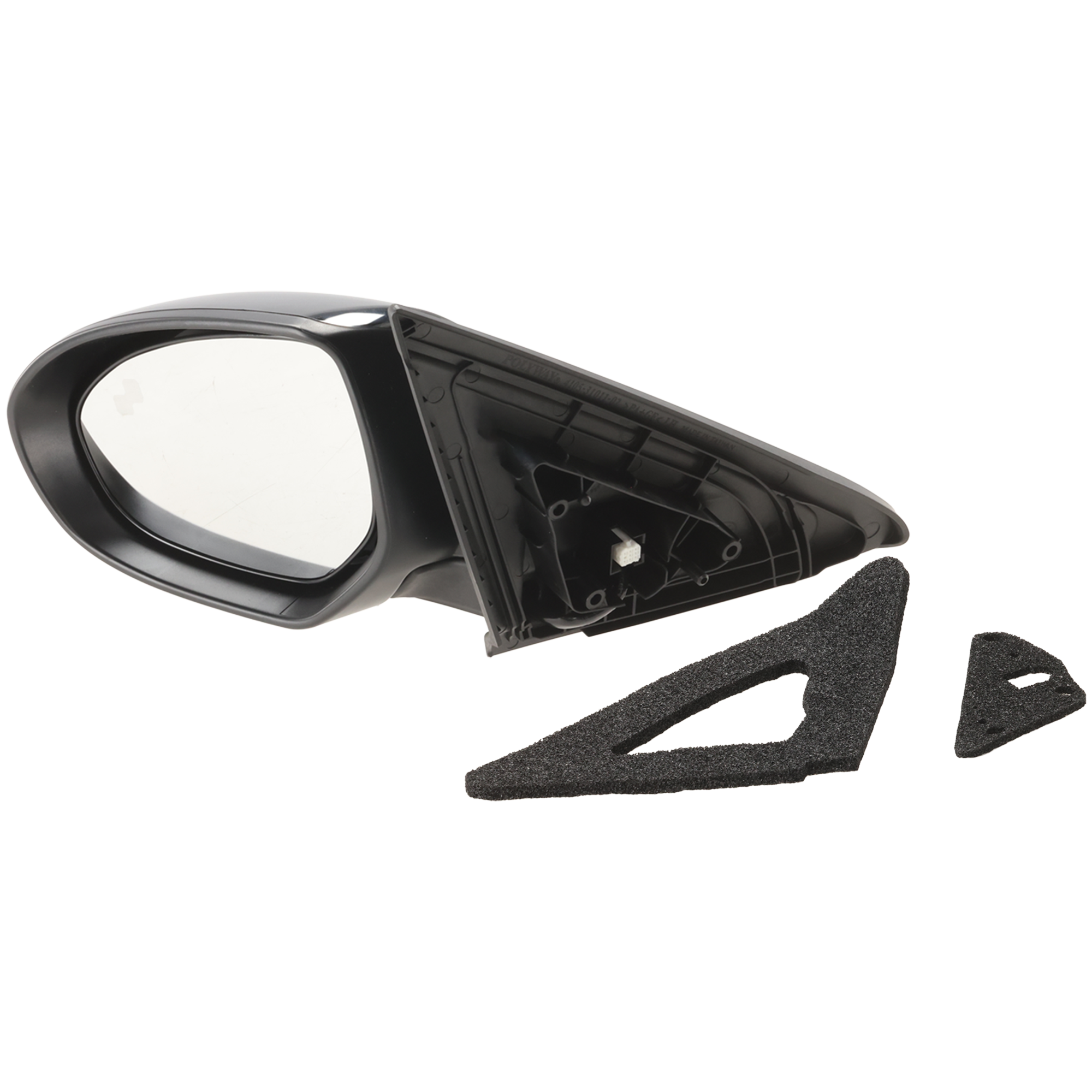 AM MAZDA 3-12-13 MIRROR LH Power Manual Folding Heated Paintable w Blind Spot Detection No Auto dimming Memory Puddle Light Signal Light SKU JMA126EL Partslink MA1320203 OEM BGV96918ZF PFM