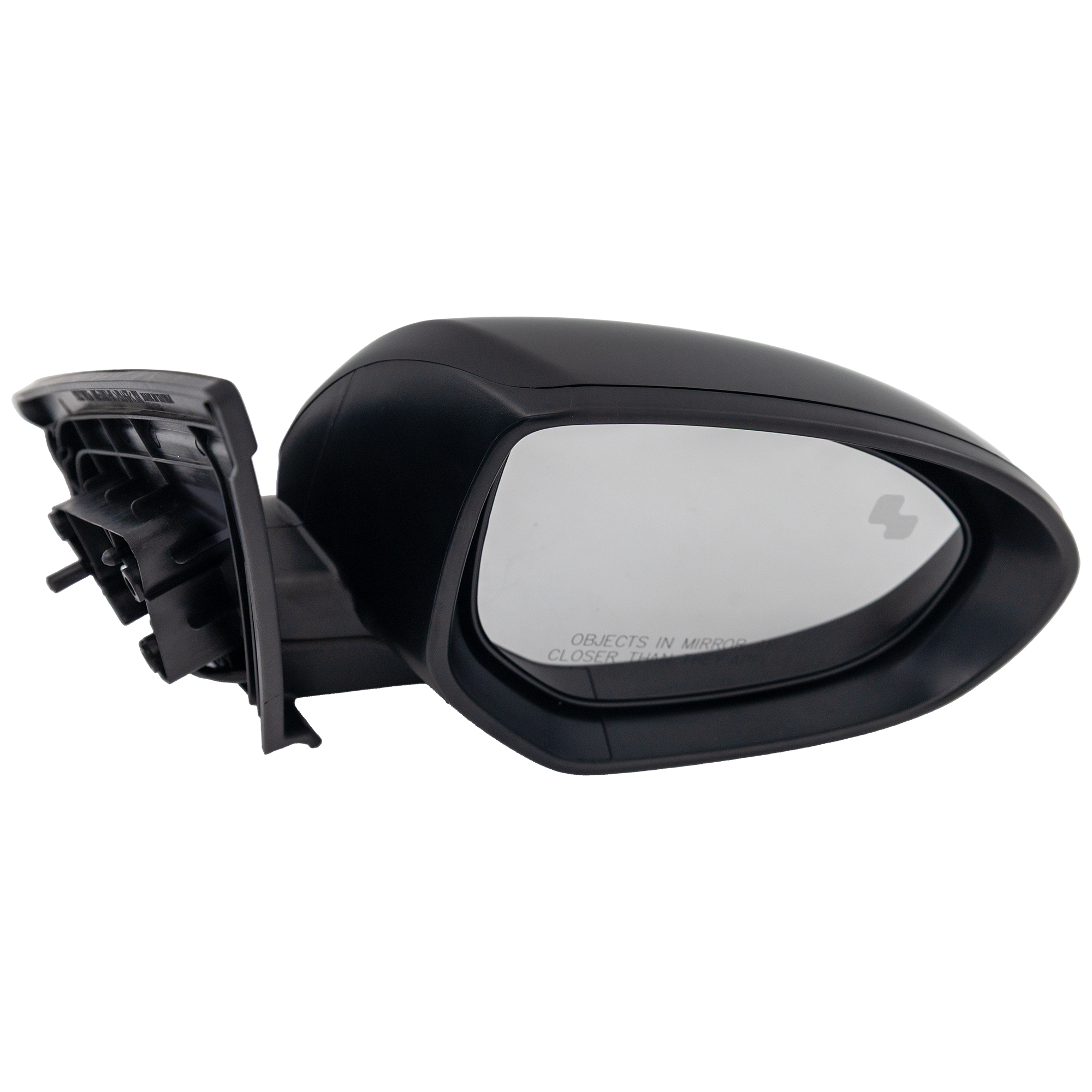 AM MAZDA 3-12-13 MIRROR RH Power Manual Folding Heated Paintable w Blind Spot Detection No Auto dimming Memory Puddle Light Signal Light SKU JMA126ER Partslink MA1321203 OEM BGV96912ZF PFM