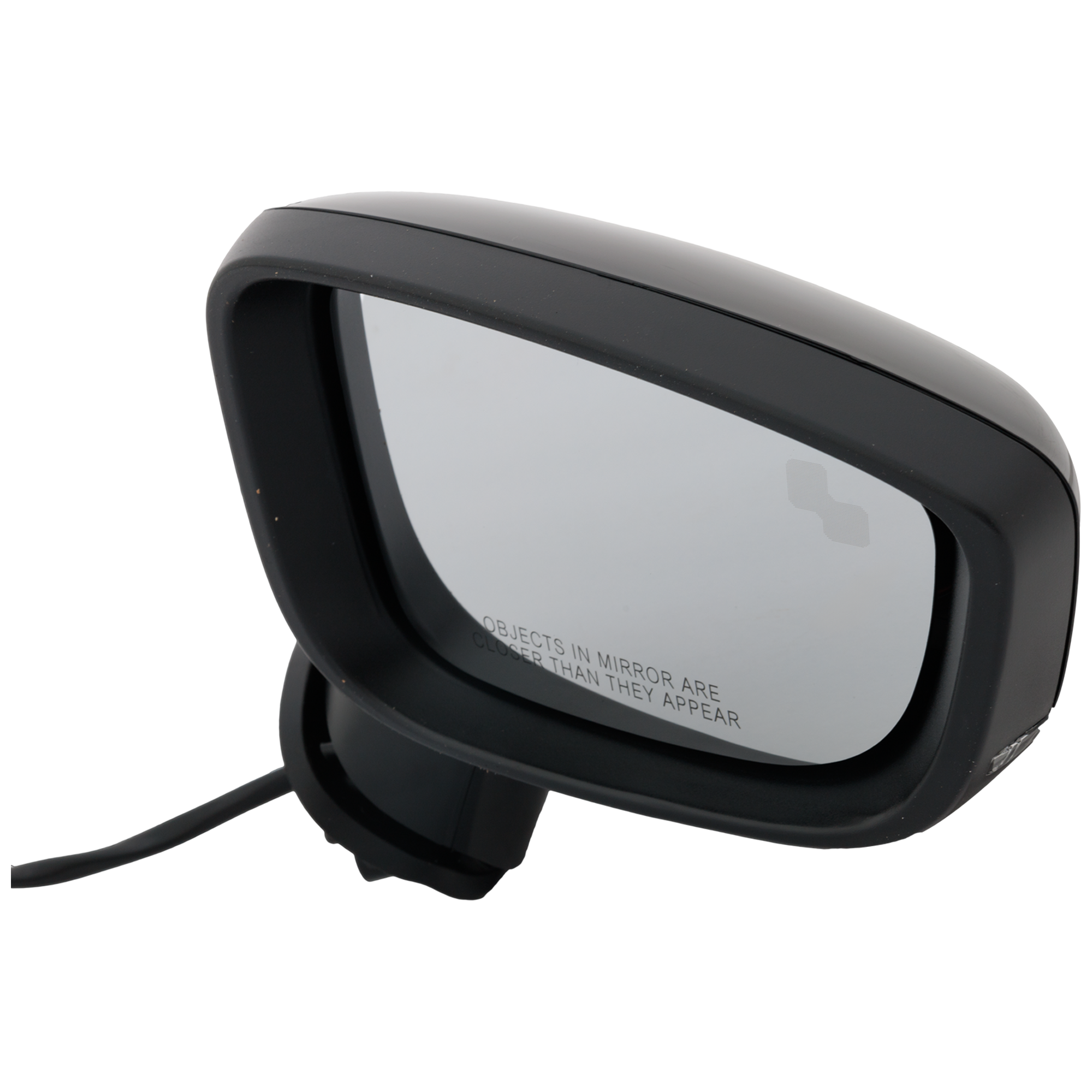 AM MAZDA 3-17-18 MIRROR RH Power Non Heated Manual Folding Paintable w BSD and Signal Light Japan Built Vehicle SKU JMA127ER Partslink MA1321224 OEM BABJ69121A PFM