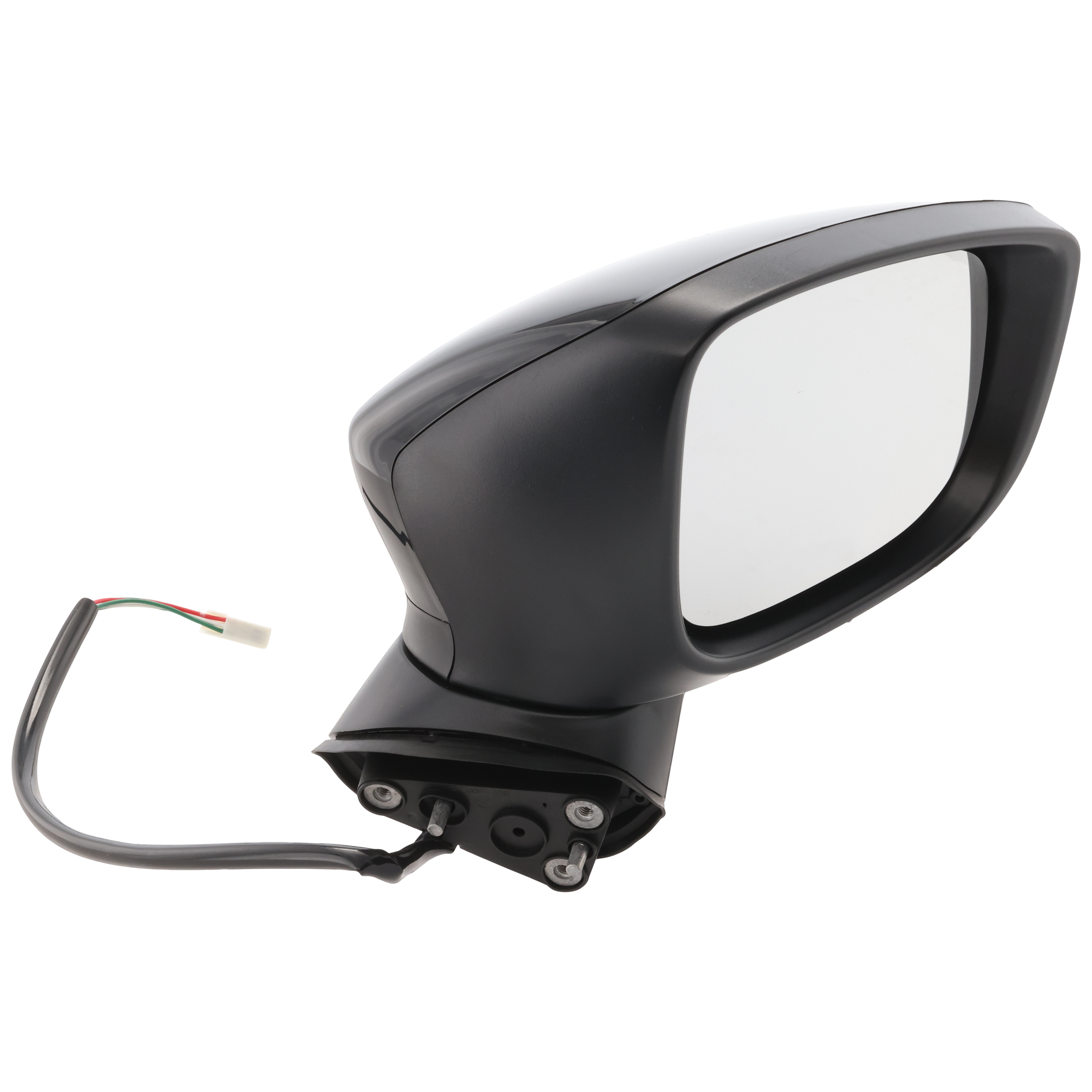 AM MAZDA 3-14-16 MIRROR RH Power Manual Folding Non Heated Paintable No BSD and Signal Light HB Sedan Japan Built Vehicle SKU JMA85ER Partslink MA1321181 OEM BHN969121E PFM BJS769121A
