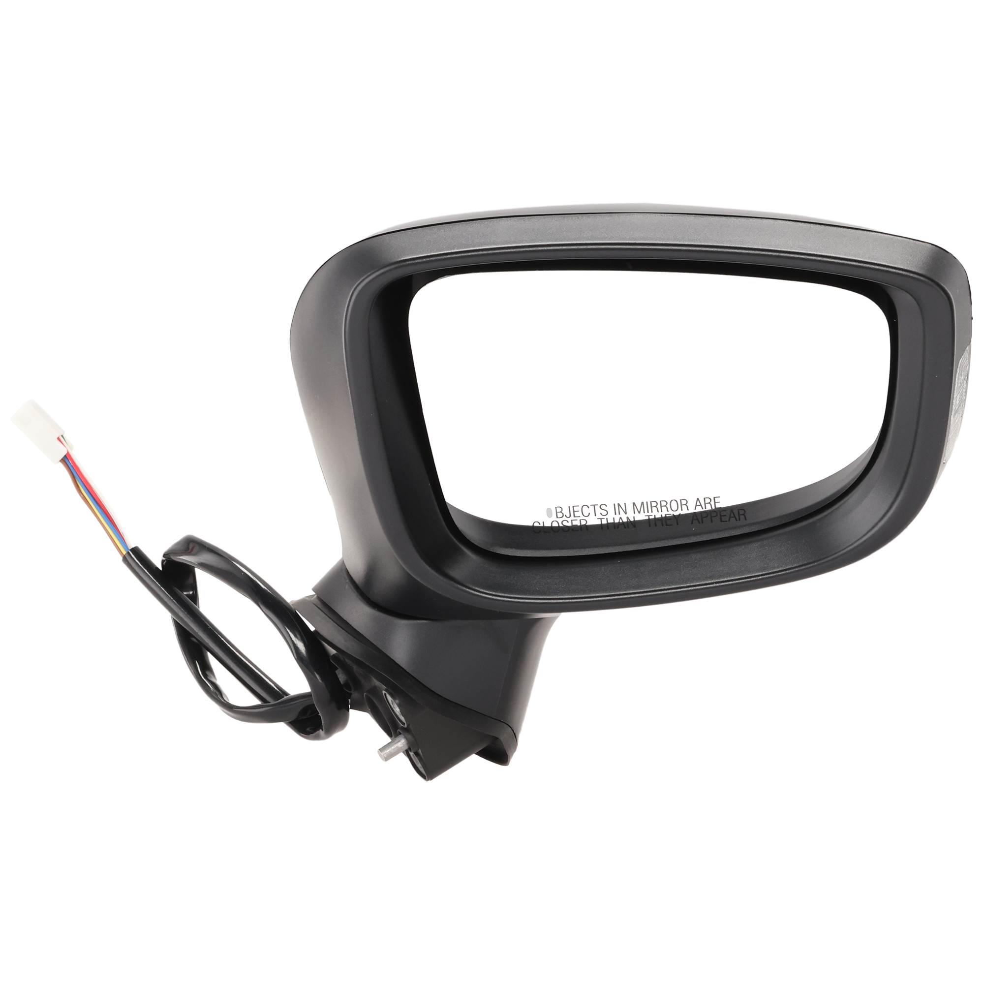 AM MAZDA 3-14-16 MIRROR RH Power Manual Folding Heated Paintable w Signal Light No BSD HB Sedan Japan Built Vehicle SKU JMA86ER S Partslink MA1321180 OEM BJE369121D PFM BJS869121A