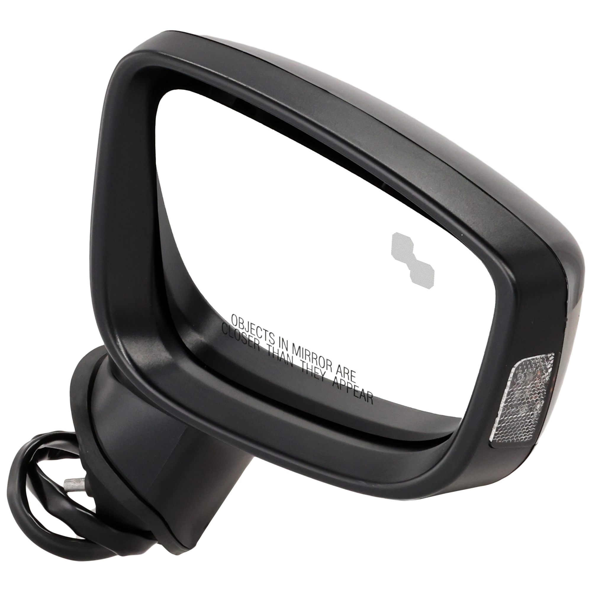 AM MAZDA 3-14-16 MIRROR RH Power Manual Folding Non Heated Paintable w BSD and Signal Light HB Sedan Mexico Built Vehicle SKU JMA87ER S OEM BJT969121B