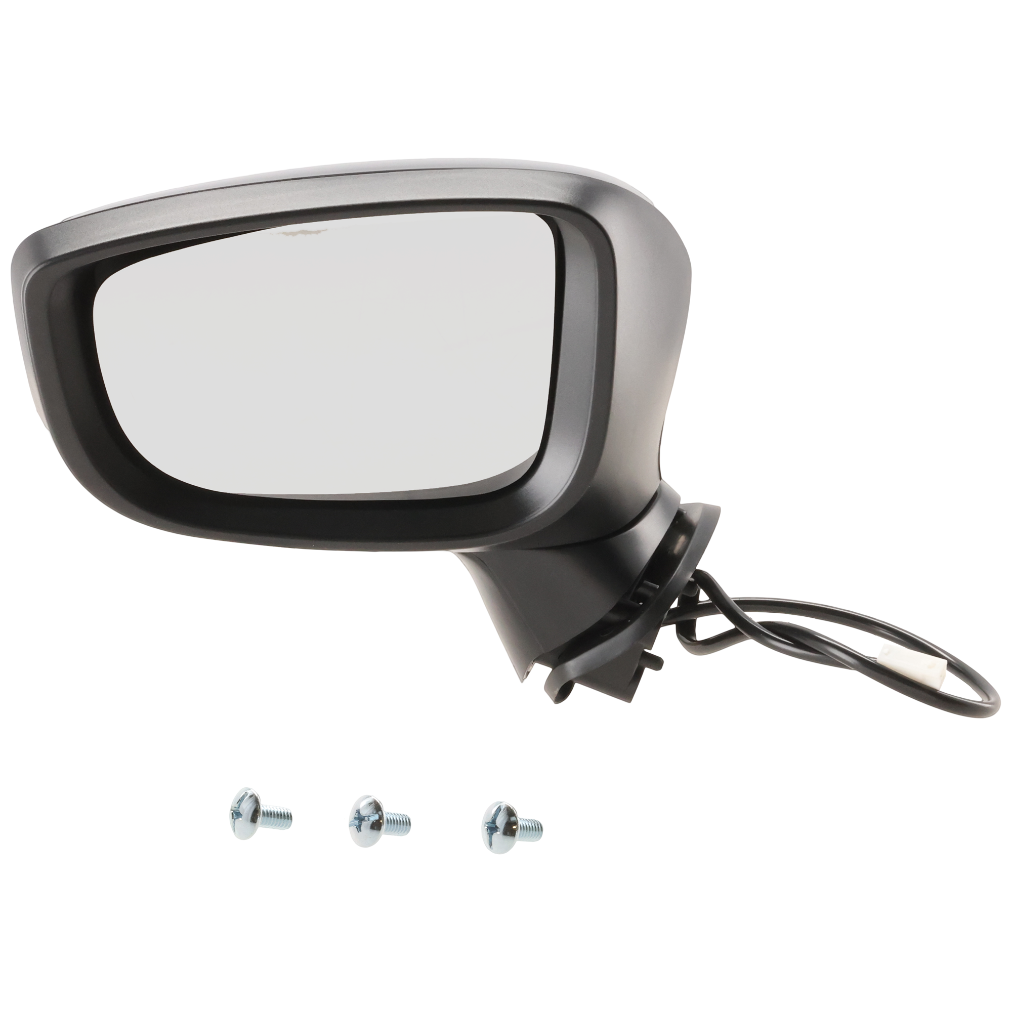 AM MAZDA 3-17-18 MIRROR LH Power Manual Folding Non Heated Paintable No BSD and Signal Light Japan Built Vehicle SKU JMA93EL Partslink MA1320183 MA1324124 OEM BABF69181A GRT6691G7 B63B691N7