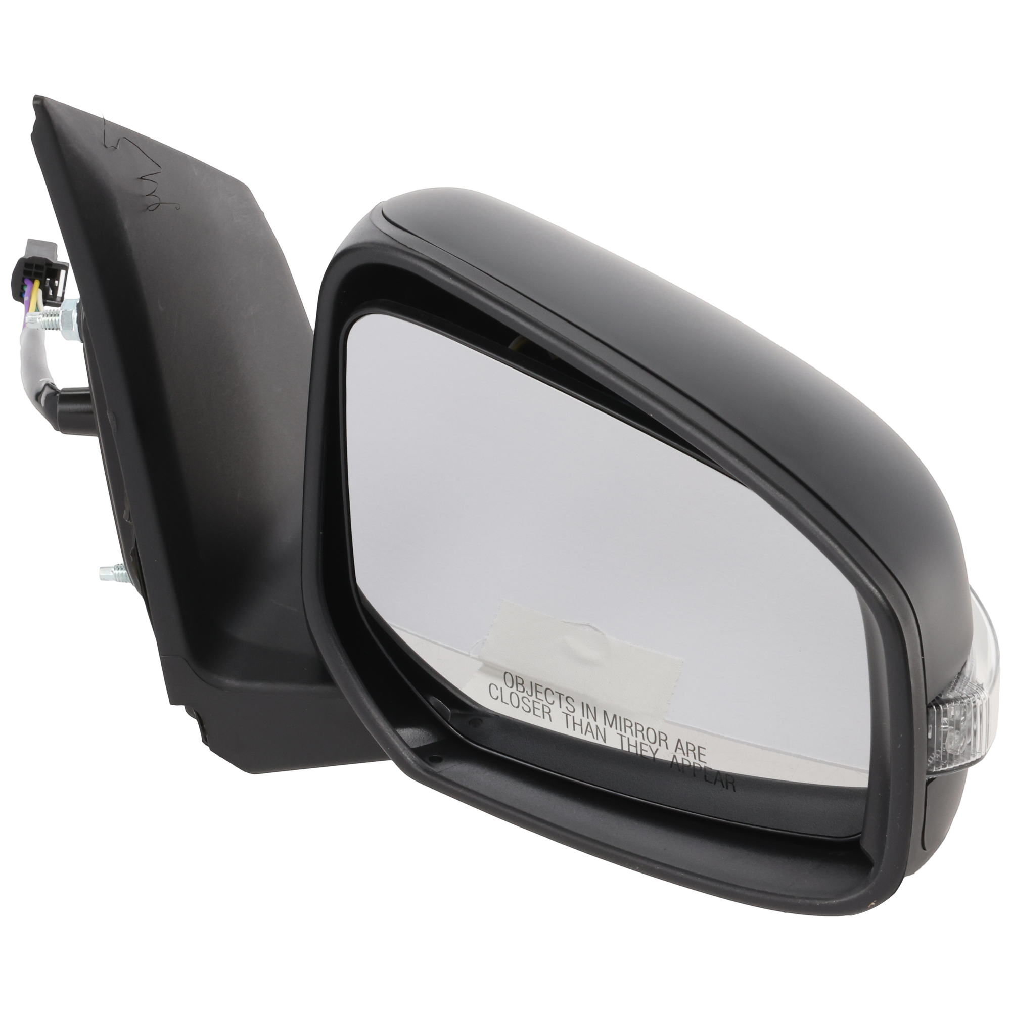 AM MIRAGE 14-22 MIRAGE G4-17-22 MIRROR RH Power Manual Folding Non Heated Paintable w Signal Light SKU JMT35ER S Partslink MI1321148 OEM 7632B806 PFM