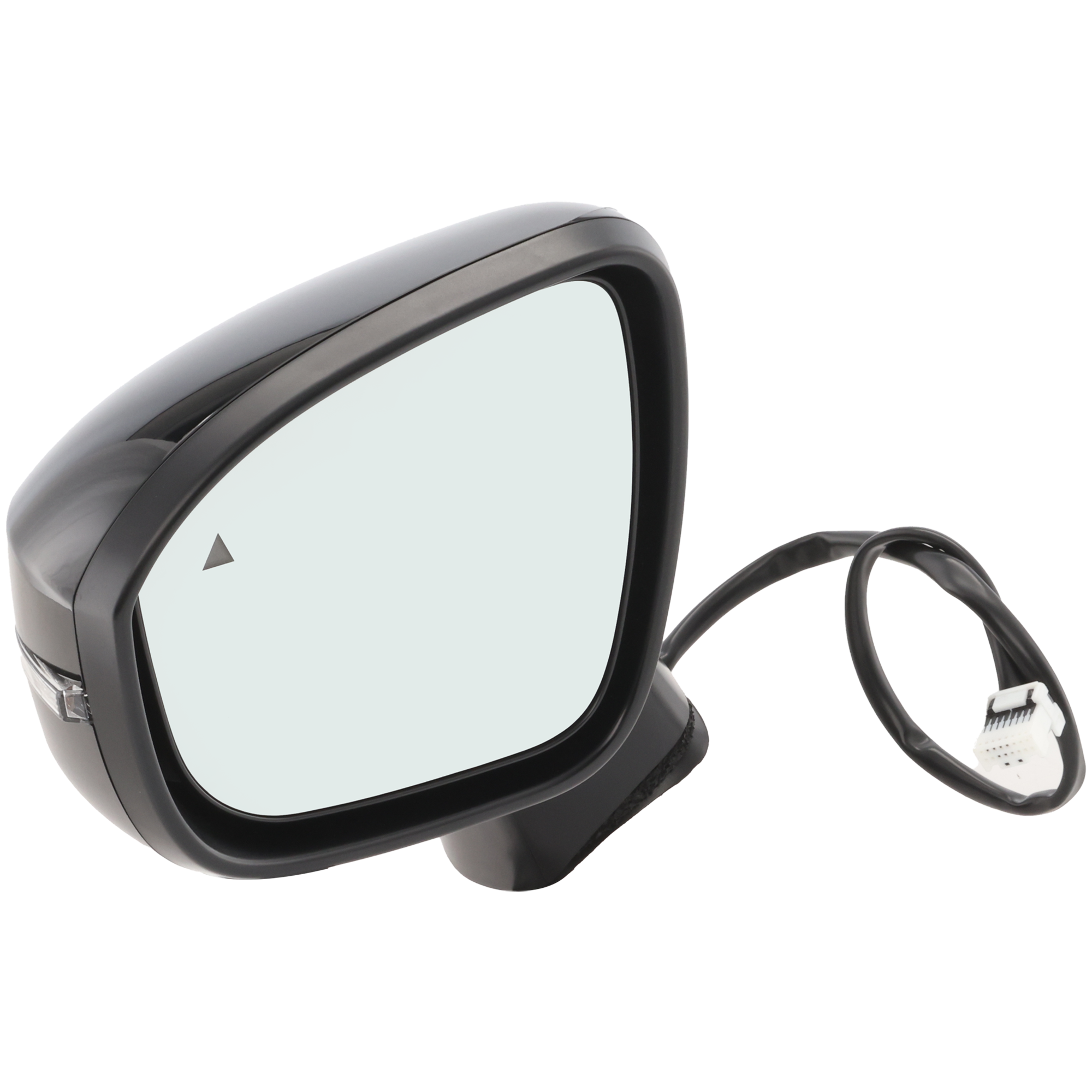 AM OUTLANDER 22-24 MIRROR LH Power Manual Folding Non Heated Paintable w Blind Spot Detection in Glass In housing Signal Light w o Auto dimming Memory Puddle Light Side View Camera SKU JMT45EL Partslink MI1320158 OEM 7632F105 PFM