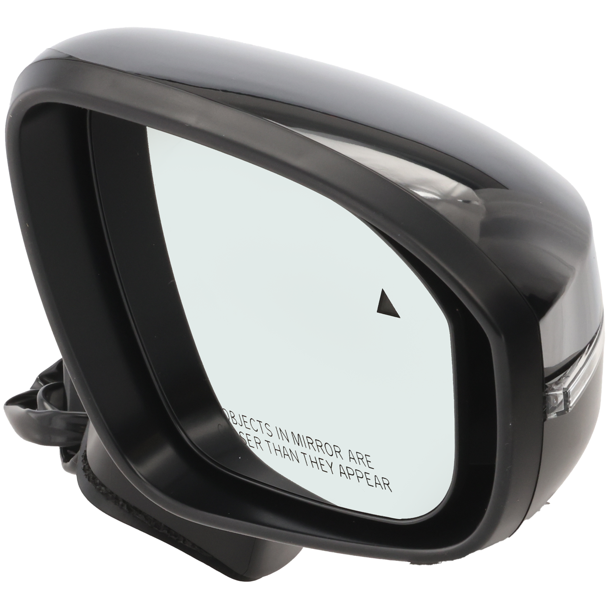 AM OUTLANDER 22-24 MIRROR RH Power Manual Folding Non Heated Paintable w Blind Spot Detection in Glass In housing Signal Light w o Auto dimming Memory Puddle Light Side View Camera SKU JMT45ER Partslink MI1321158 OEM 7632F106 PFM