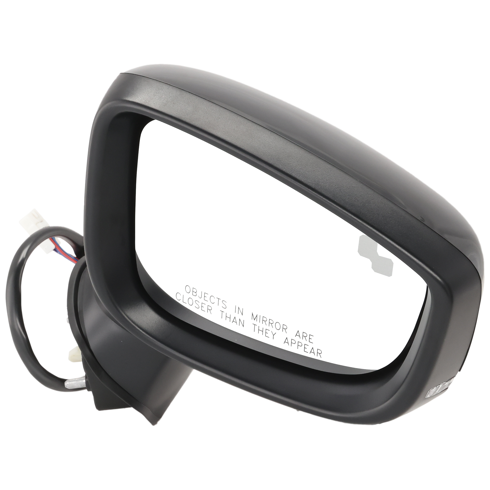 AM MAZDA 3-17-18 MIRROR RH Power Manual Folding Non Heated Paintable w BSD and Signal Light Mexico Built Vehicle Hatchback Sedan SKU JMZ89ER S Partslink MA1321245 OEM BAJD69121B PFM