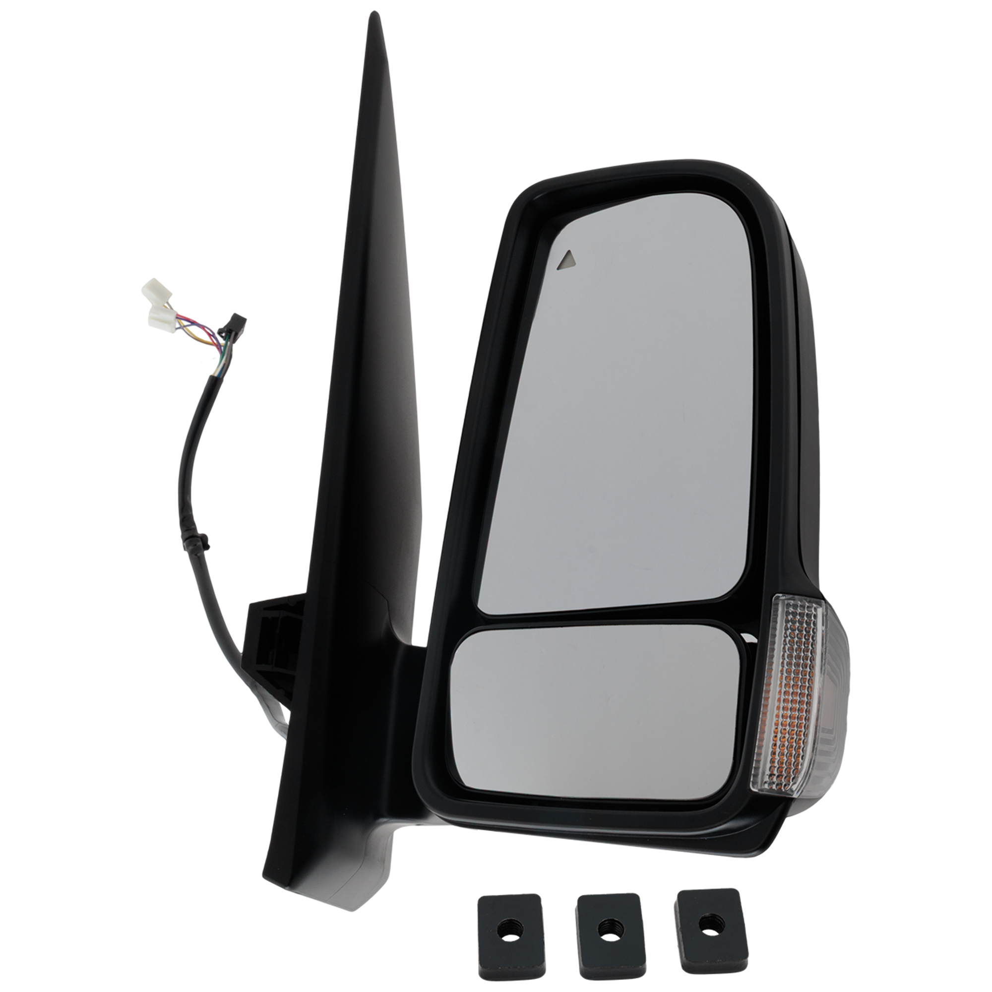 AM SPRINTER 19-22 MIRROR RH Power Power Folding Heated Textured Black w Signal Light BSD No Auto dimming Memory and Puddle Light SKU JMZ96ER Partslink MB1321121 OEM 9108111600 PFM