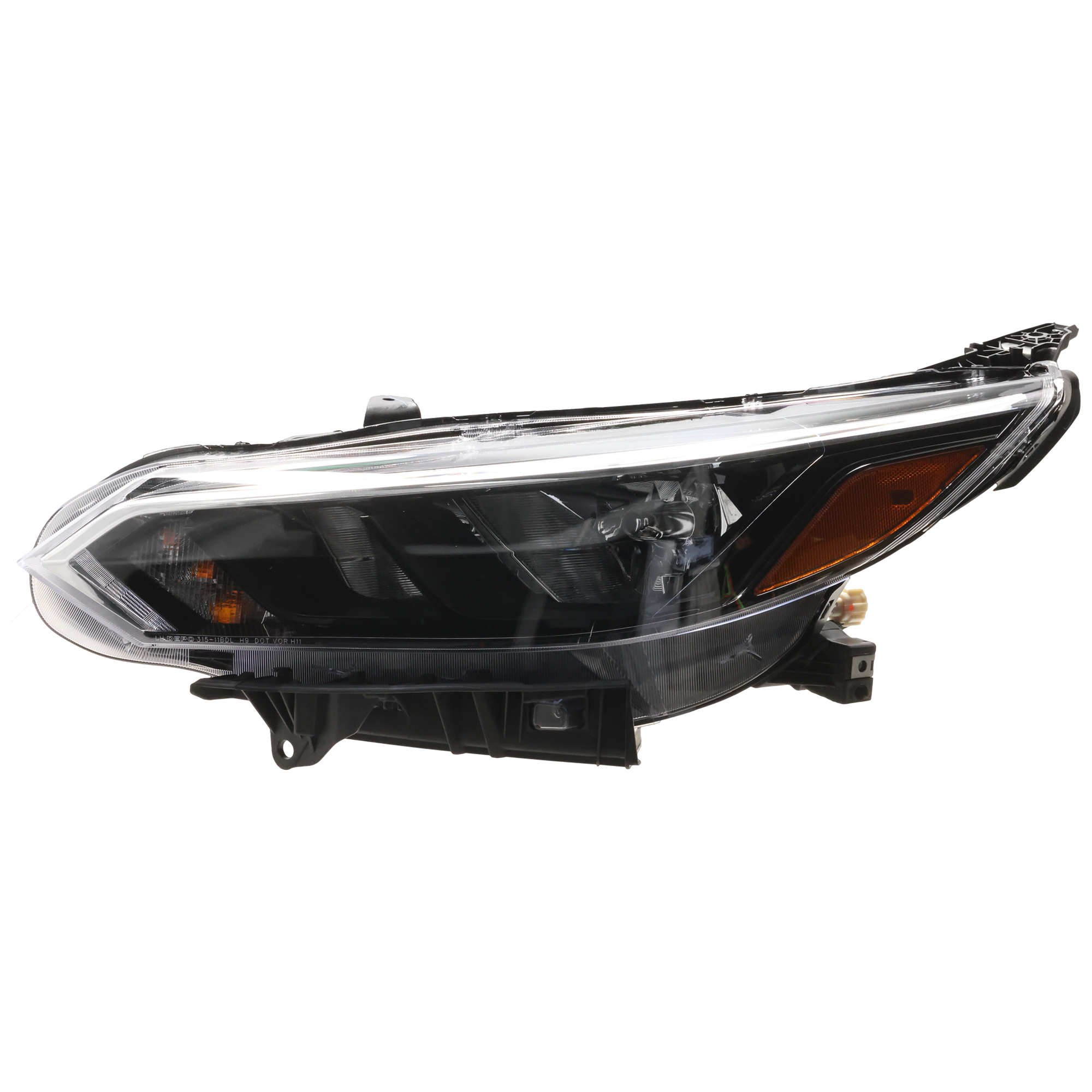 AM SENTRA 24-24 HEAD LAMP LH Assembly Halogen S S Plus SV Models CAPA SKU JN10010002AQ Partslink NI2502302C OEM 260606LY0A