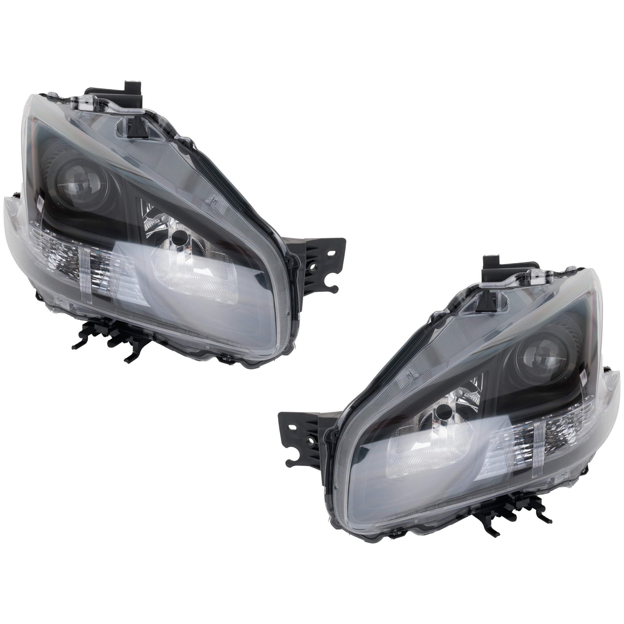 AM MAXIMA 09-14 PROJECTOR HEAD LAMP RH AND LH Assembly Halogen Black Interior w o Limited Edition Sport Premium Package SKU JN10200003A OEM 260109N00A PFM 260609N00A PFM