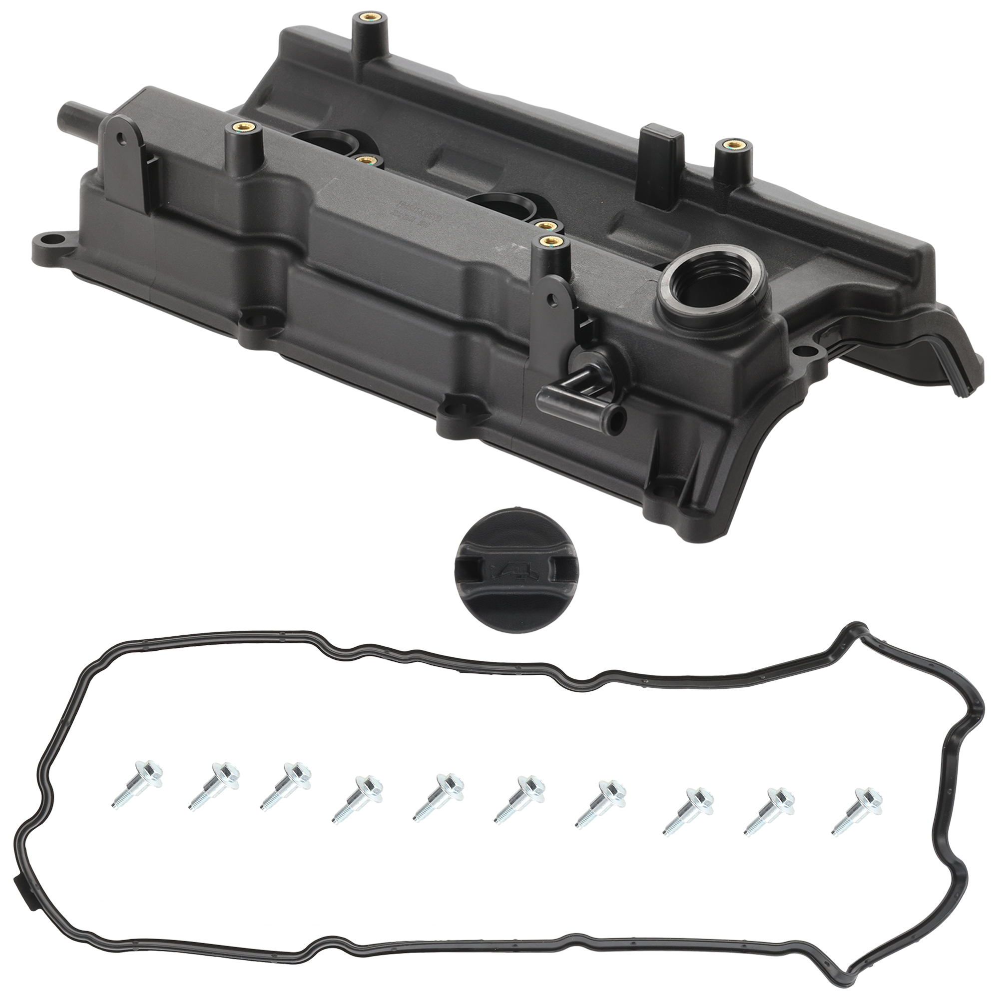 AM MAXIMA 02-08 QUEST 06-09 VALVE COVER Front 6 Cyl 3.5L eng. SKU JN320401 OEM 132647Y010-132648J113-13264ZA3