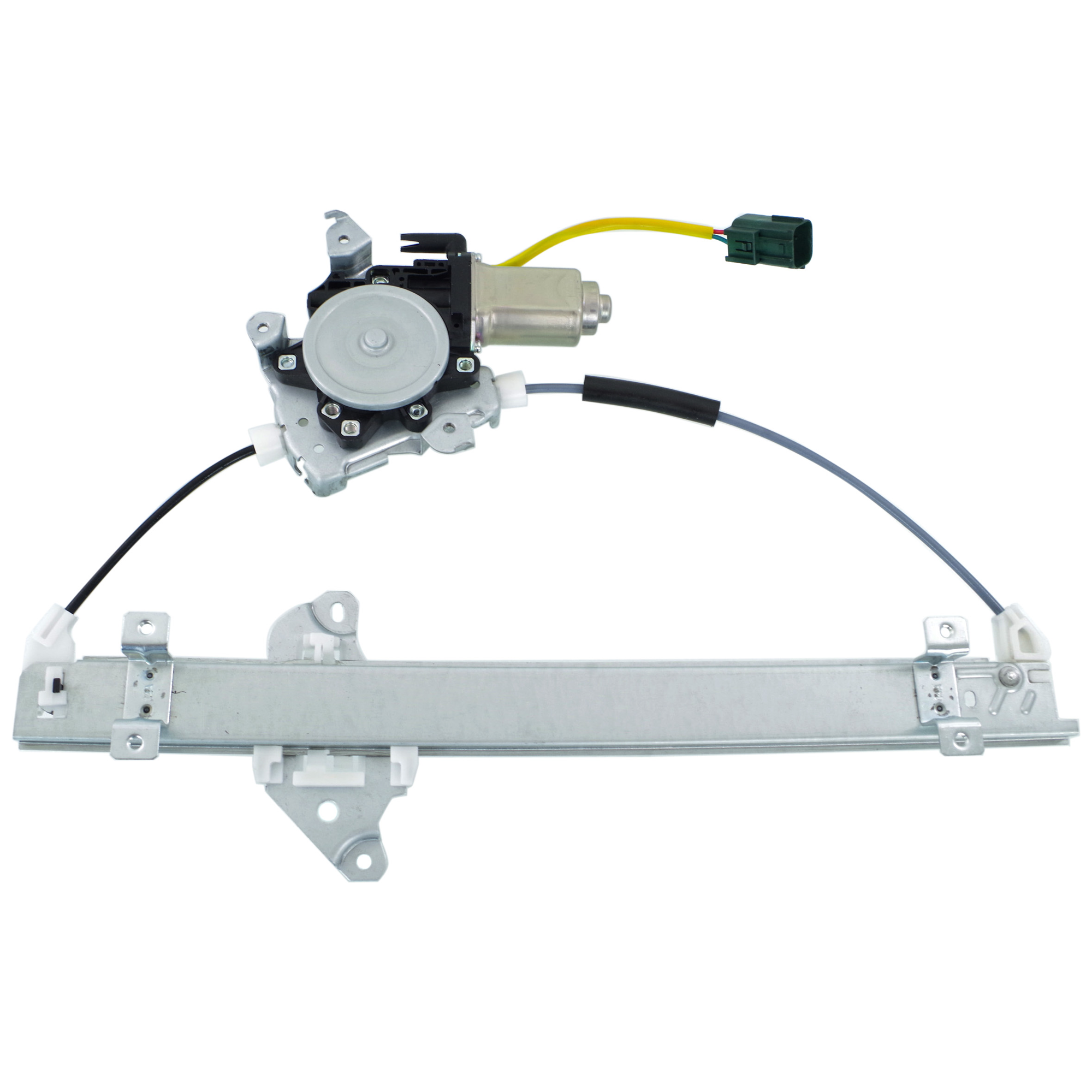 AM JUKE 11-17 FRONT WINDOW REGULATOR RH Power w Motor SKU JN462937 Partslink NI1351150 OEM 807201KA0A PFM