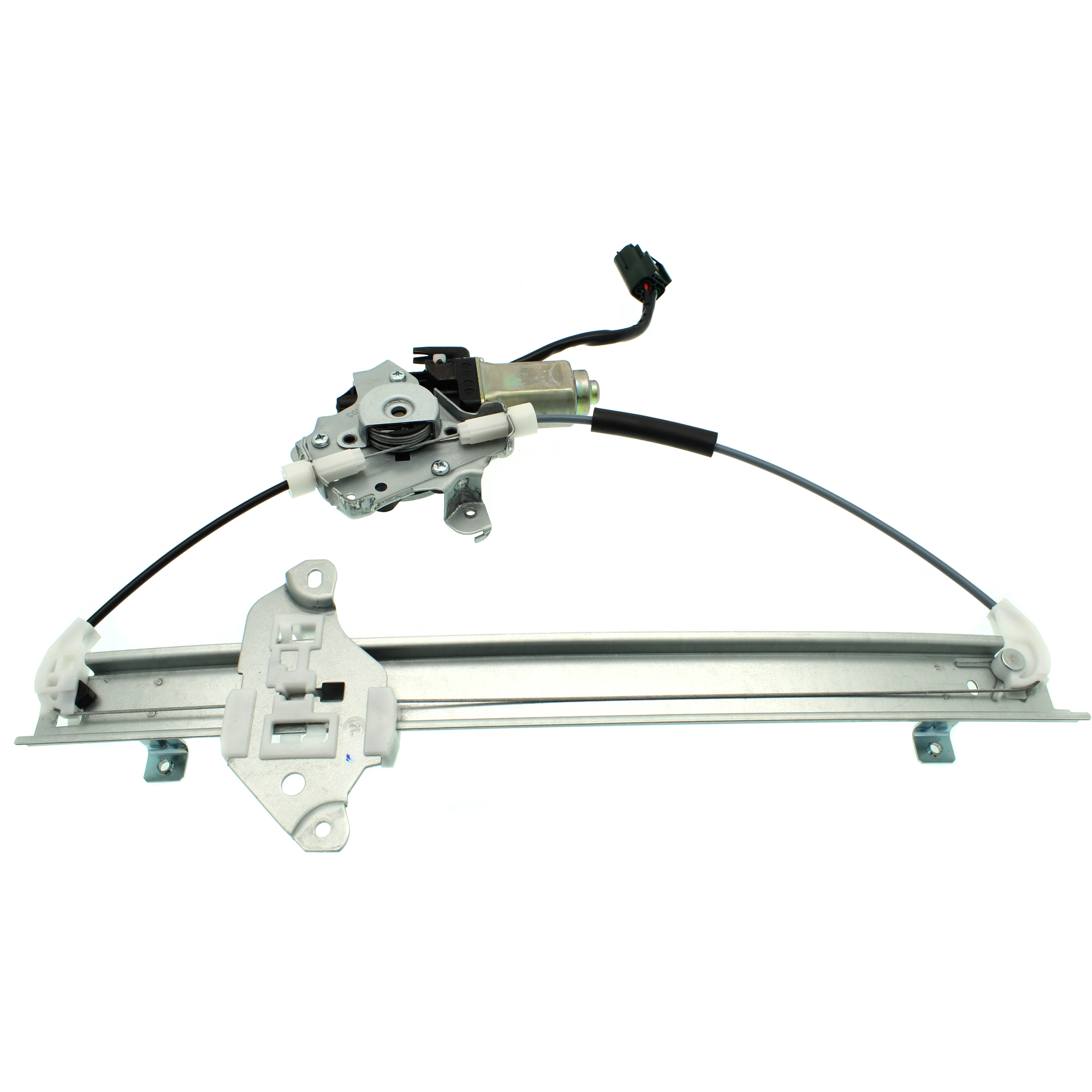 AM JUKE 11-17 FRONT WINDOW REGULATOR LH Power w Motor SKU JN462938 Partslink NI1350150 OEM 807211KA0A PFM