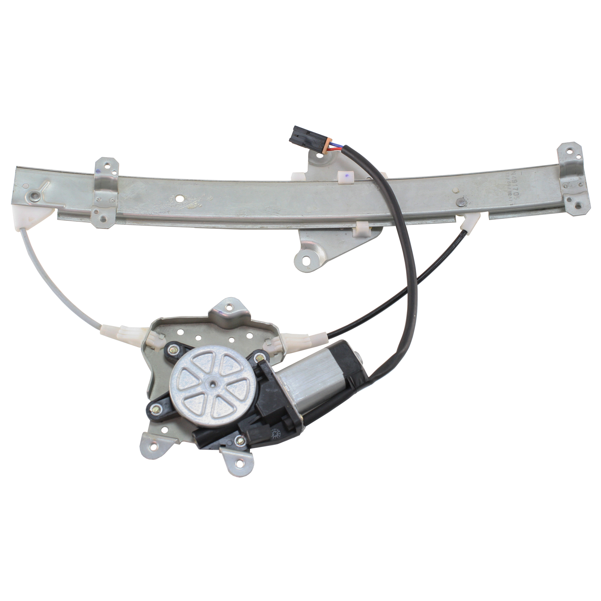 AM MAXIMA 89-94 REAR WINDOW REGULATOR LH Power w Motor SKU JN491706 Partslink NI1550113 OEM 8272185E01 PFM