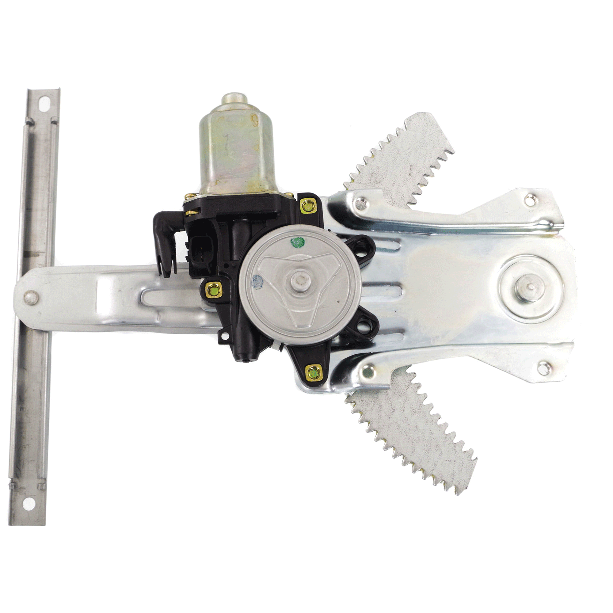 AM VERSA 07-12 REAR WINDOW REGULATOR LH Power w Motor 2 Pins Hatchback 08-12 Sedan 07-11 SKU JN491716 Partslink NI1550122 OEM 82721EE00B PFM