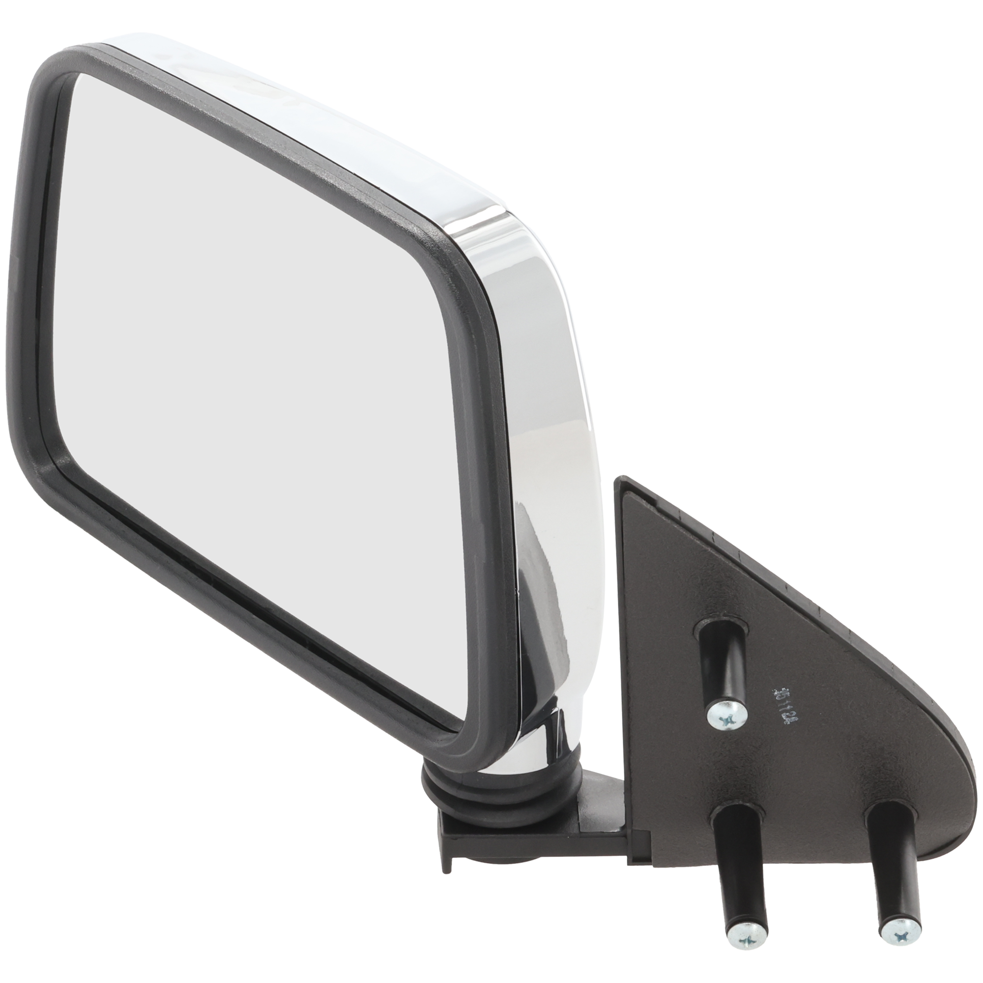 AM NISSAN PICKUP 86-97 MIRROR LH Manual Adjust Manual Folding Non Heated Chrome SKU JNS10CL Partslink NI1320109 OEM 9630211G7A