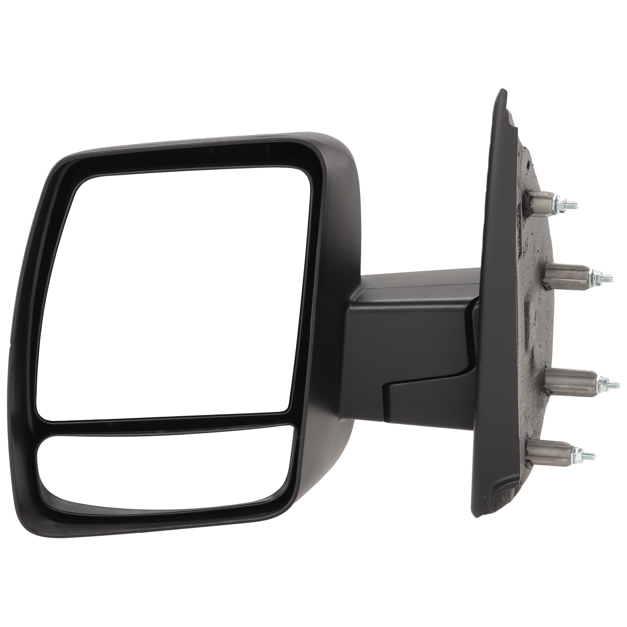 AM NV1500-12-21 MIRROR LH Non Towing Manual Adjust Manual Folding Non Heated Textured No Signal Light S Model SKU JNS117L Partslink NI1320232 OEM 963021PA6E PFM