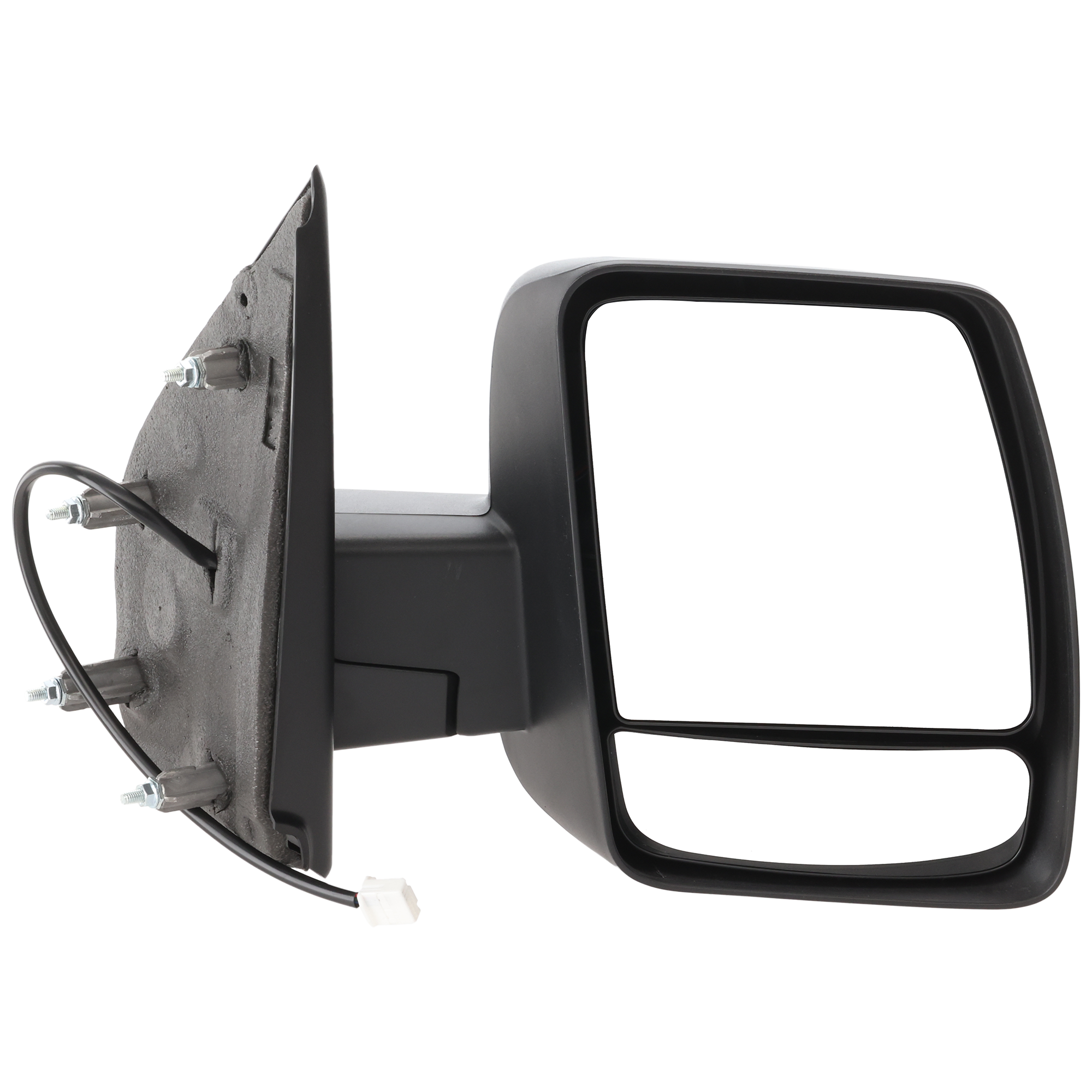 AM NV2500-3500-12-21 MIRROR RH Non Towing Power Manual Folding Non Heated Textured No Signal Light S Model SKU JNS118ER Partslink NI1321233 OEM 963011PA7E PFM