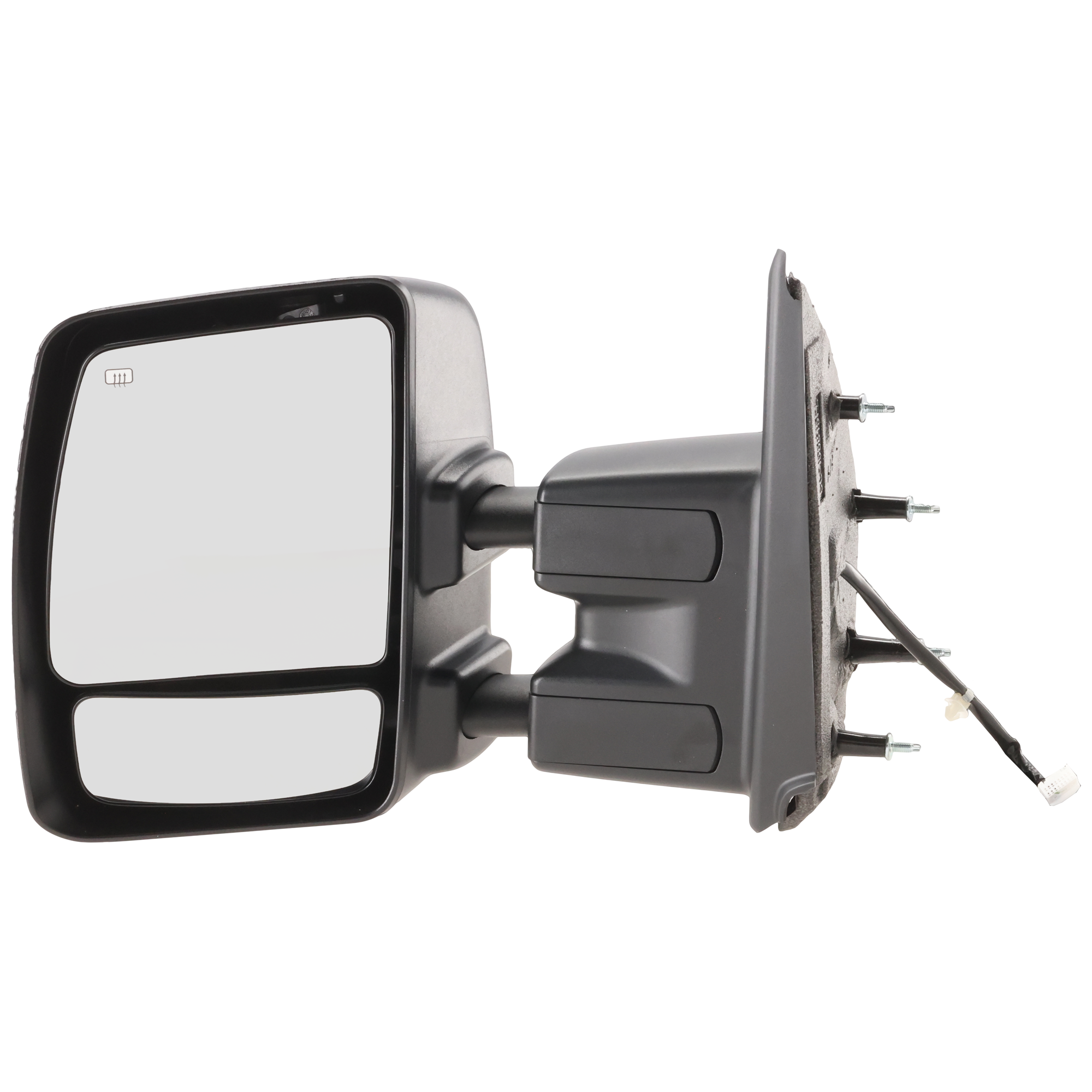 AM NV SERIES FULL SIZE VAN 12-21 TOWING MIRROR LH Power Manual Folding Heated Chrome No Signal Light SKU JNS120EL Partslink NI1320222 OEM 963021PA3E PFM