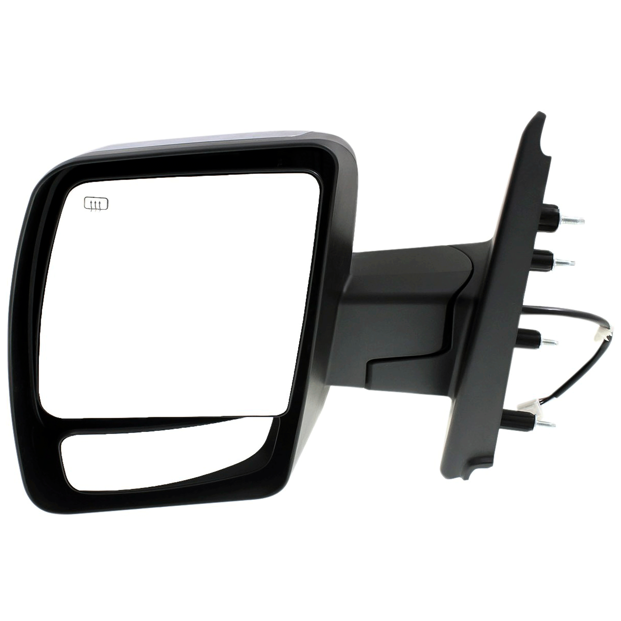 AM NV SERIES FULL SIZE VAN 12-21 MIRROR LH Non Towing Power Manual Folding Heated Chrome No Signal Light SL SV Models SKU JNS121EL Partslink NI1320248 OEM 963021PA9E PFM