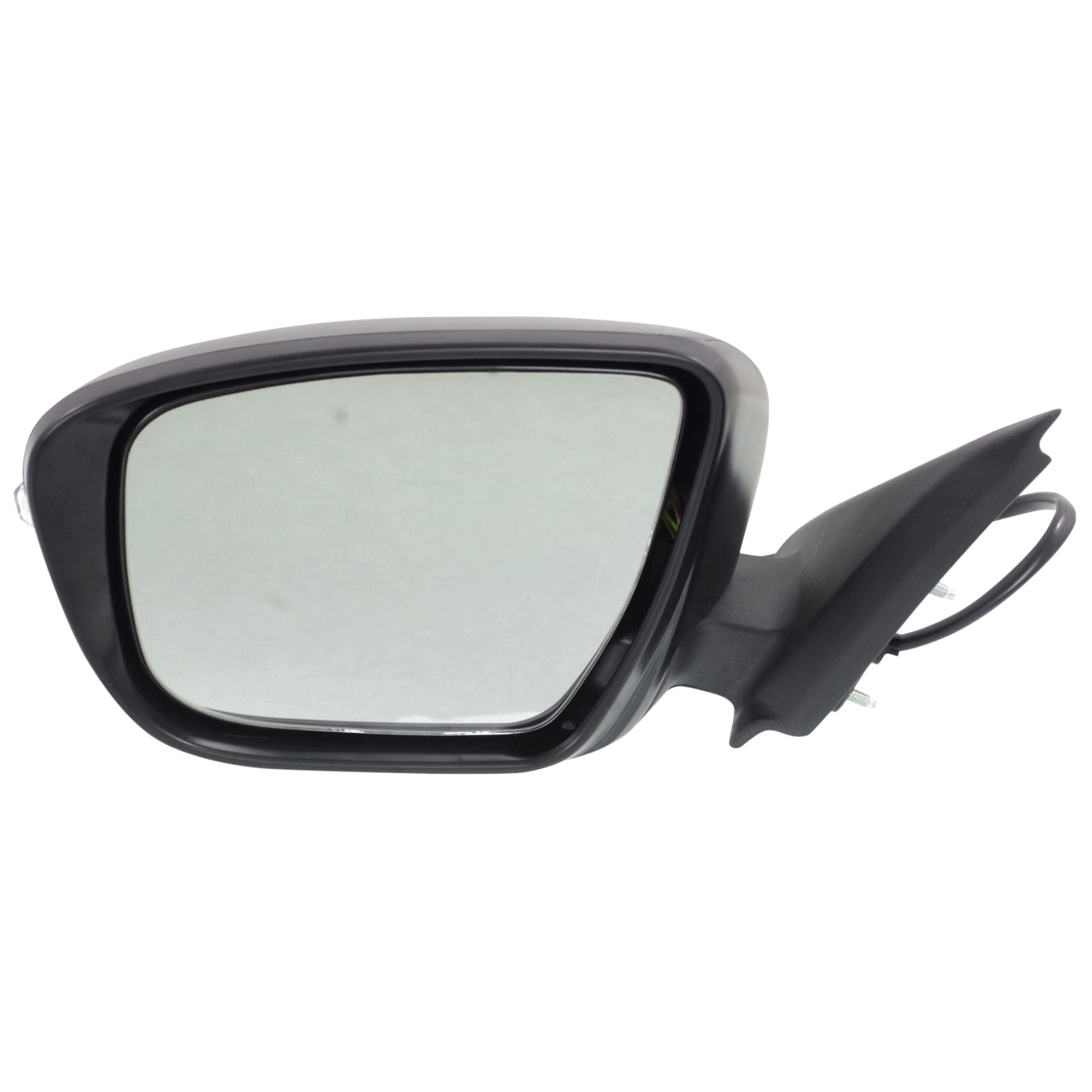 AM JUKE 15-17 MIRROR LH Power Manual Folding Non Heated Paintable w Signal Light w o Side View Camera SKU JNS145EL S Partslink NI1320269 OEM 963023YM4B PFM