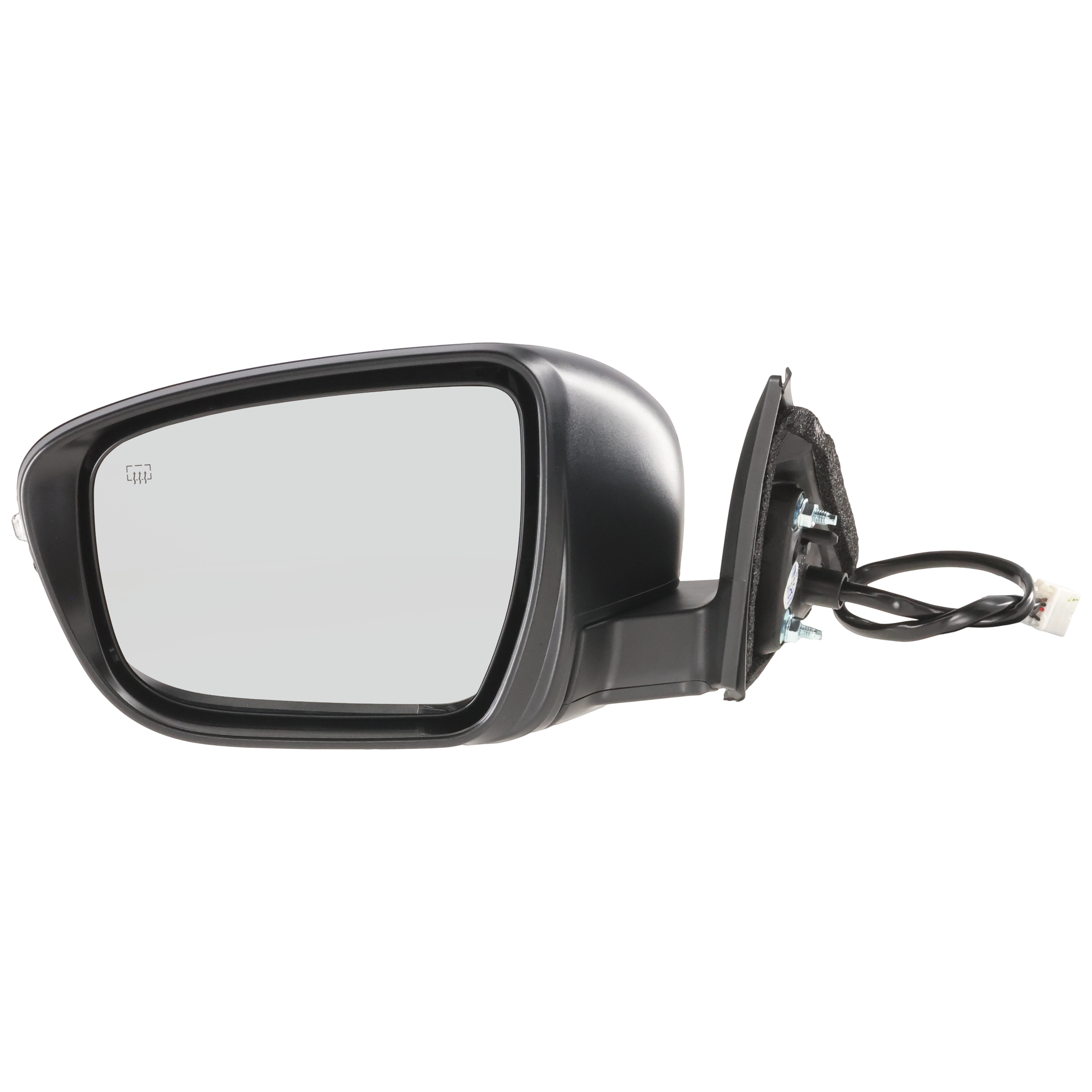 AM ROGUE 14-16 MIRROR LH Power Manual Folding Heated Paintable w Signal Light w o Camera USA Built Vehicle SKU JNS158EL S Partslink NI1320285 OEM 963024BA1A PFM