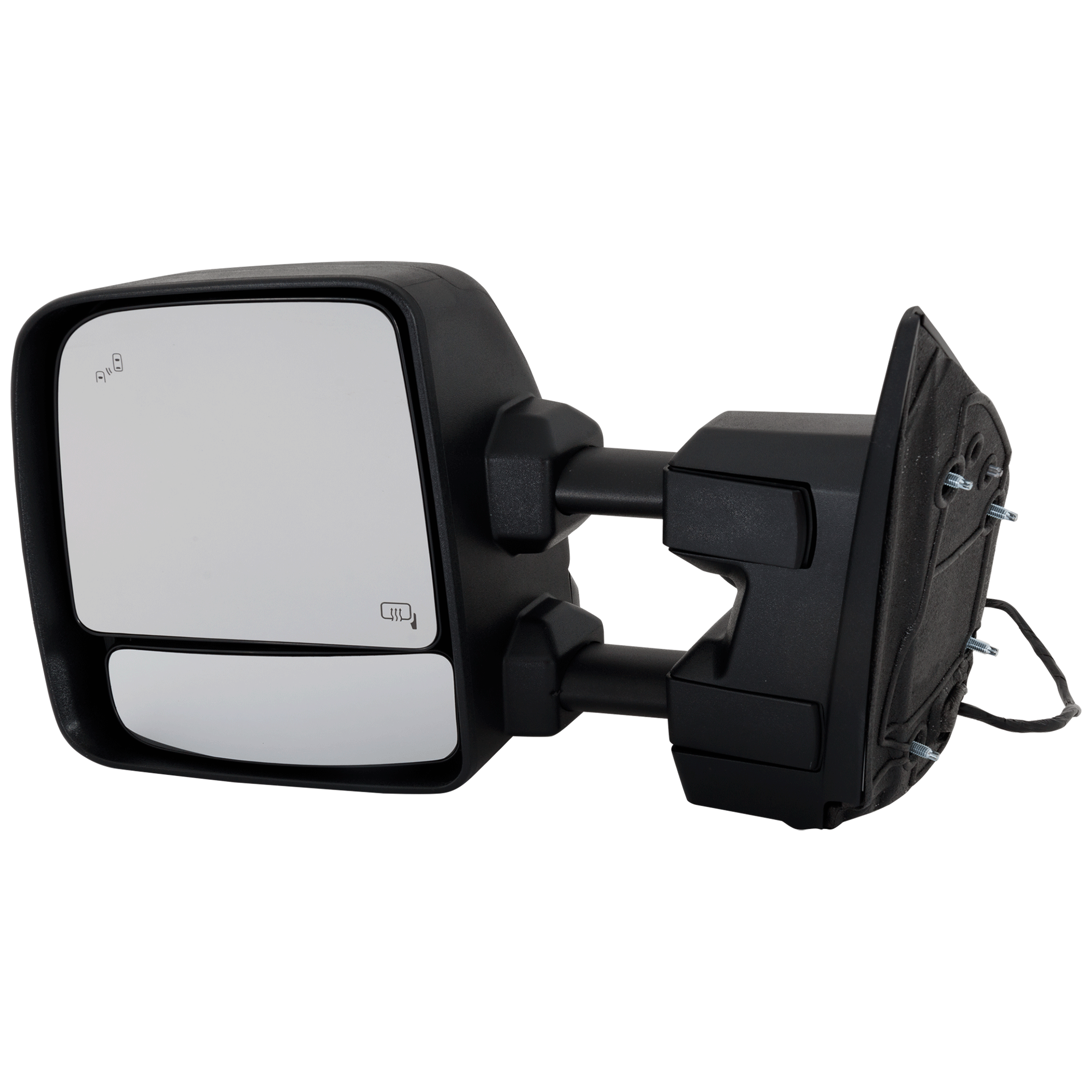 AM TITAN 17-23 TITAN XD 16-23 TOWING MIRROR LH Upper Power Lower Manual Adjust Manual Folding and Extending Heated Upper Glass Textured w BSD Puddle Light and Signal Light No Memory SKU JNS194EL S Partslink NI1320308 OEM 963029FT1E