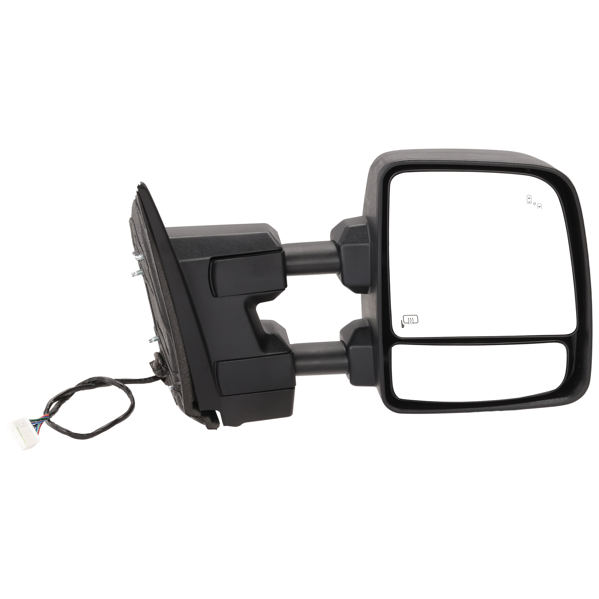 AM TITAN 17-23 TITAN XD 16-23 TOWING MIRROR RH Upper Power Lower Manual Adjust Manual Folding and Extending Heated Upper Glass Textured w BSD Puddle Light and Signal Light No Memory SKU JNS194ER S Partslink NI1321308 OEM 963019FT1E