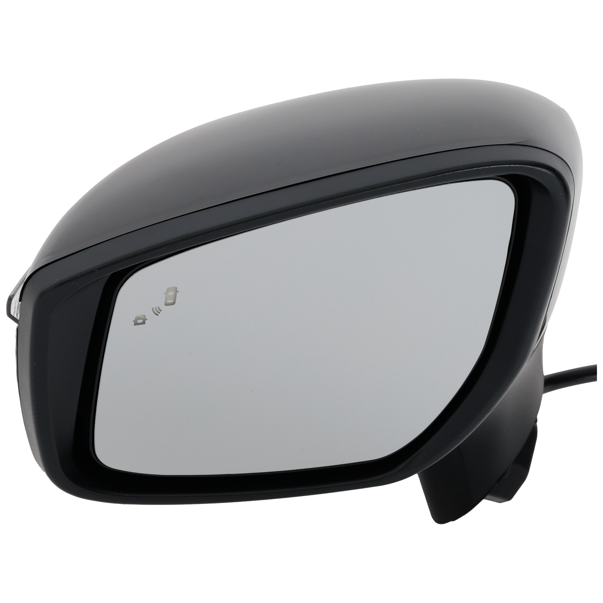 AM VERSA 20-23 MIRROR LH Power Manual Folding Heated Paintable w BSD and Signal Light No Auto dimming Memory and Puddle Light SKU JNS199EL S Partslink NI1320323 OEM 963025EE9A PFM