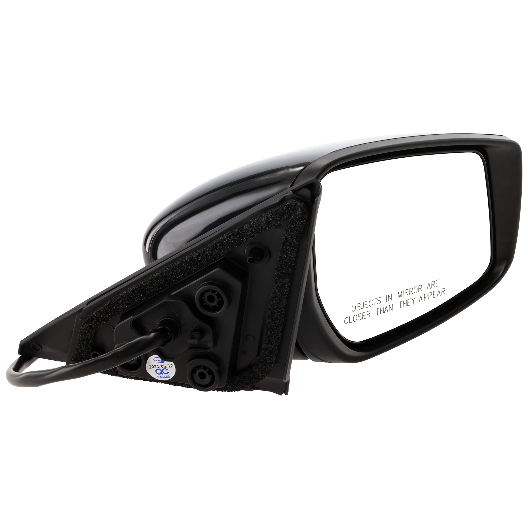 AM KICKS 18-24 MIRROR RH Power Manual Folding Heated Paintable No BSD and Signal Light SR Model SKU JNS212ER Partslink NI1321345 OEM 963015RL1E PFM