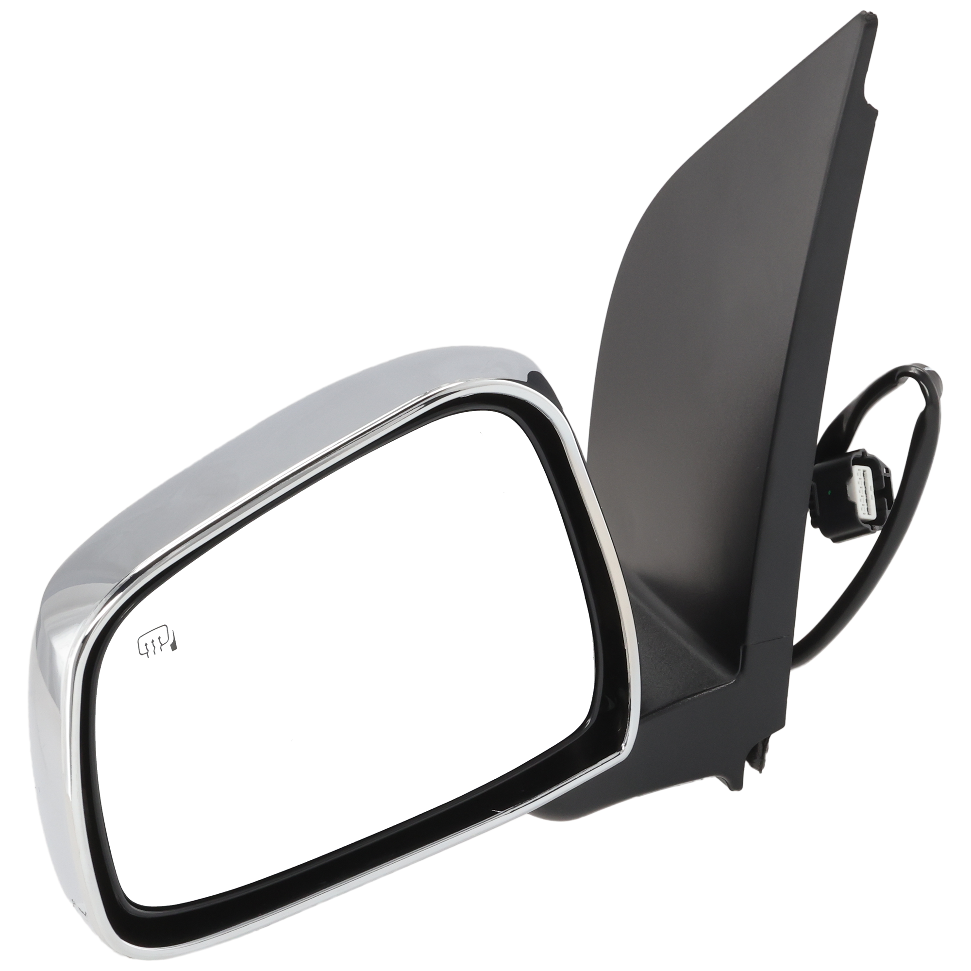 AM FRONTIER 11-19 MIRROR LH Power Manual Folding Heated Chrome SL Model SKU JNS41CL Partslink NI1320291 OEM 963029BE8C