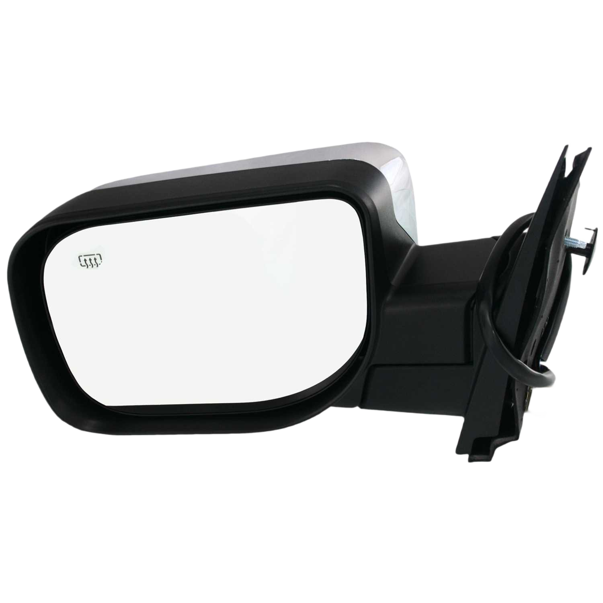 AM ARMADA 04-15 TITAN 04-05 MIRROR LH Non Towing Power Manual Folding Heated Chrome No Auto dimming BSD Memory and Signal Light SE SL 12-15 SV 11-12 Models SKU JNS56CL Partslink NI1320172 OEM 96302ZC20A