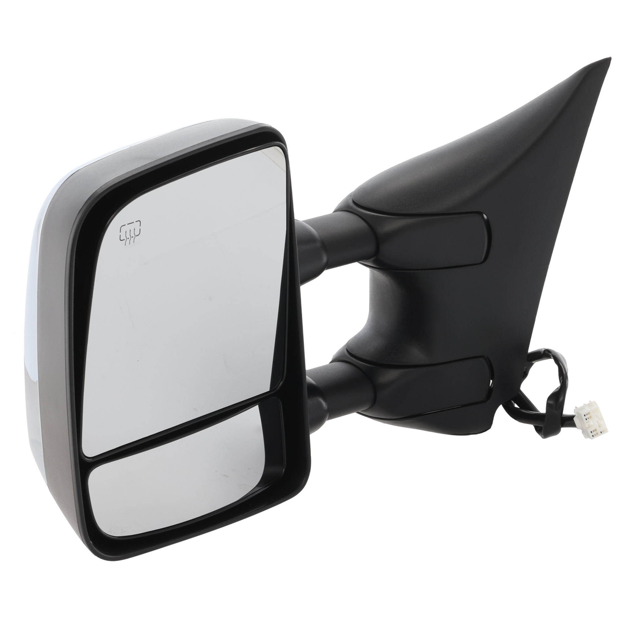 AM TITAN 04-05 TOWING MIRROR LH Power Manual Folding Heated Chrome w Towing Pkg SE Model SKU JNS76CL Partslink NI1320202 OEM 96302ZR10E