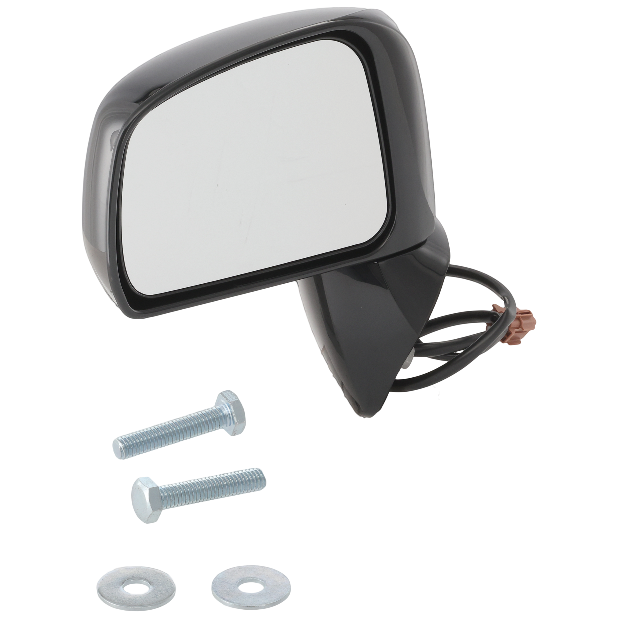 AM VERSA 07-12 MIRROR LH Power Manual Folding Non Heated Paintable Hatchback Sedan 08-11 S SL Model SKU JNS80EL Partslink NI1320200 OEM 96302EL12B