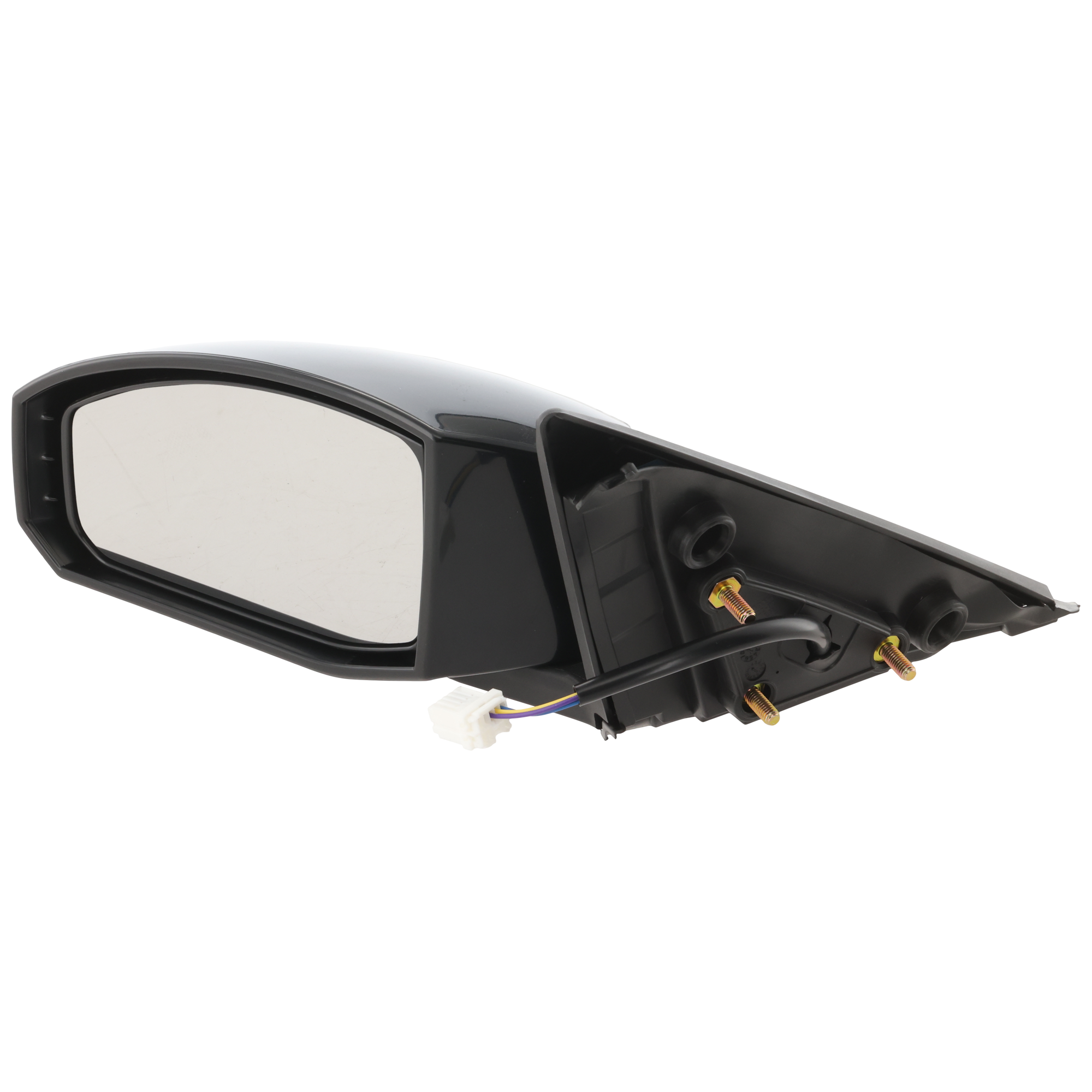 AM 350Z 03-04 MIRROR LH Power Manual Folding Heated Paintable No Auto dimming BSD Memory and Signal Light SKU JNS82EL Partslink NI1320208 OEM K6302CD000