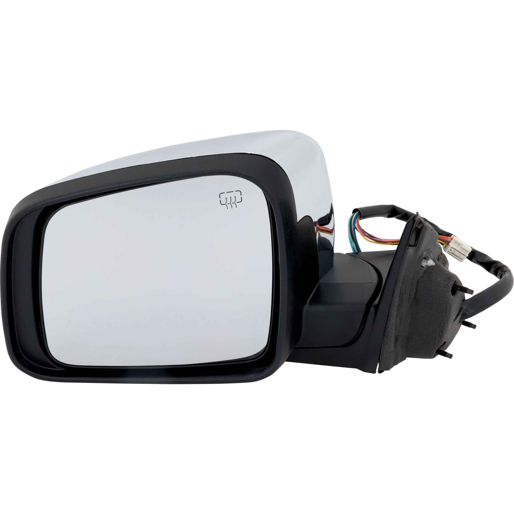 AM GRAND CHEROKEE WK 11-22 MIRROR LH Power Manual Folding Heated Chrome w Auto Dimming Memory and Signal Light w o Puddle Light and Blind Spot Feature SKU JP01CL S OEM 68236931AF PFM