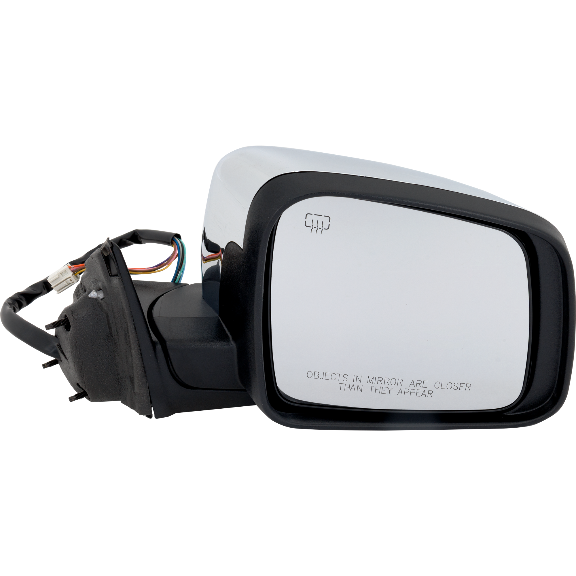 AM GRAND CHEROKEE WK 11-22 MIRROR RH Power Manual Folding Heated Chrome w Auto Dimming Memory and Signal Light w o Puddle Light and Blind Spot Feature SKU JP01CR S OEM 68236930AF PFM