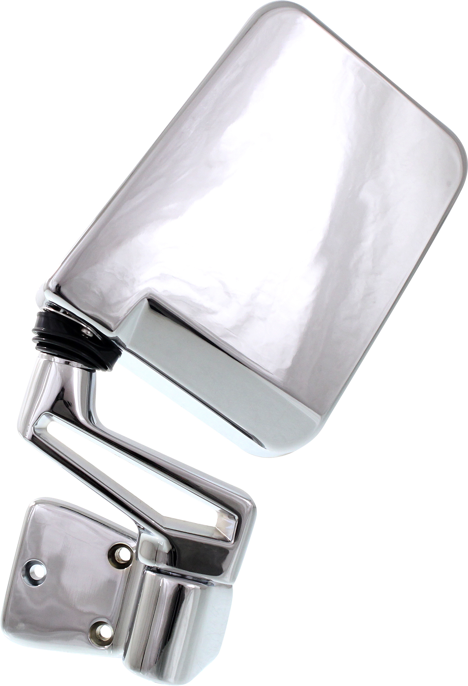 AM WRANGLER 87-02 MIRROR LH Manual Folding Heated Chrome Door Panel Mount w Dual Thin Arm SKU JP12CL 1 OEM 55027207 PFM 68084718AA PFM