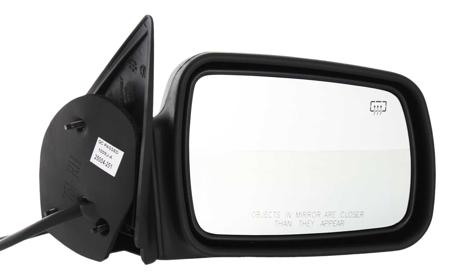 AM GRAND CHEROKEE 96-98 MIRROR RH Power Manual Folding Heated Textured No Memory SKU JP23ER Partslink CH1321144 OEM 55154802