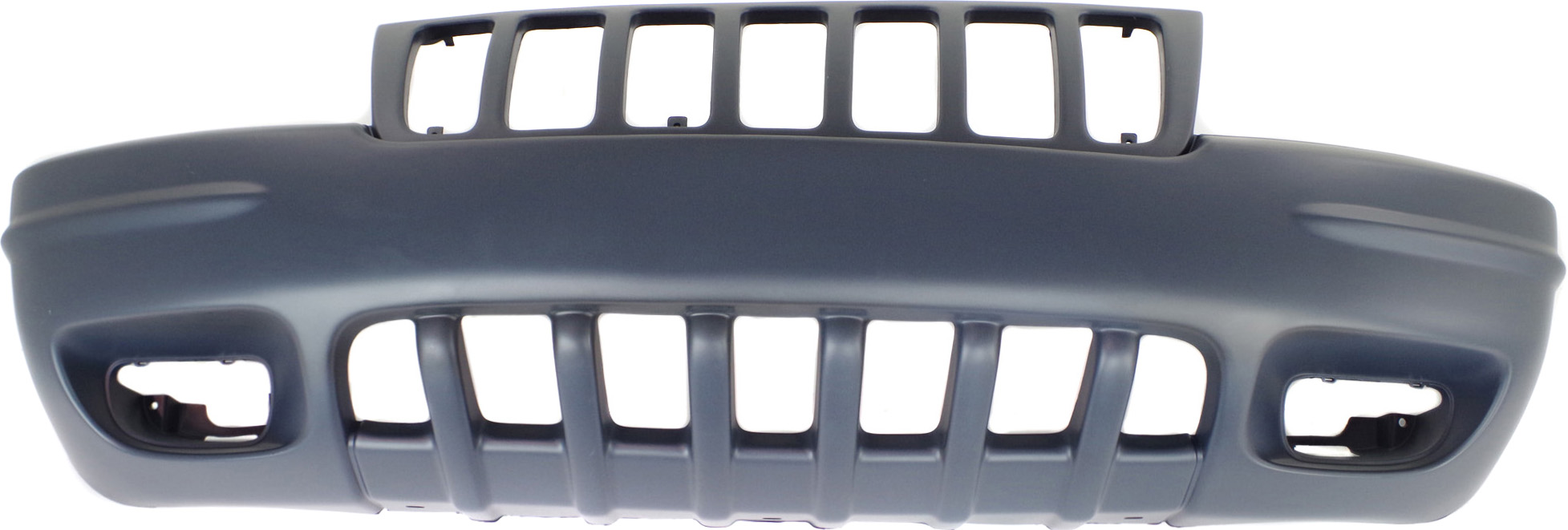 AM GRAND CHEROKEE 99-00 FRONT BUMPER COVER Primed Limited Model SKU JP3111P Partslink CH1000266 OEM 5012668AA