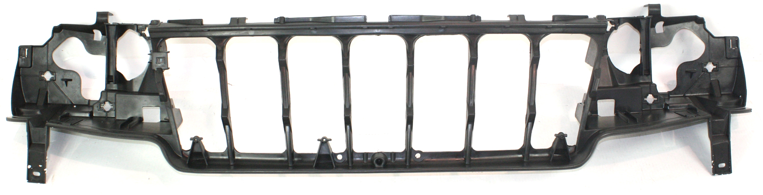 AM GRAND CHEROKEE 99-03 HEADER PANEL Headlight Mounting Panel Thermoplastic CAPA SKU JP3115Q Partslink CH1220116C OEM 55155498AB